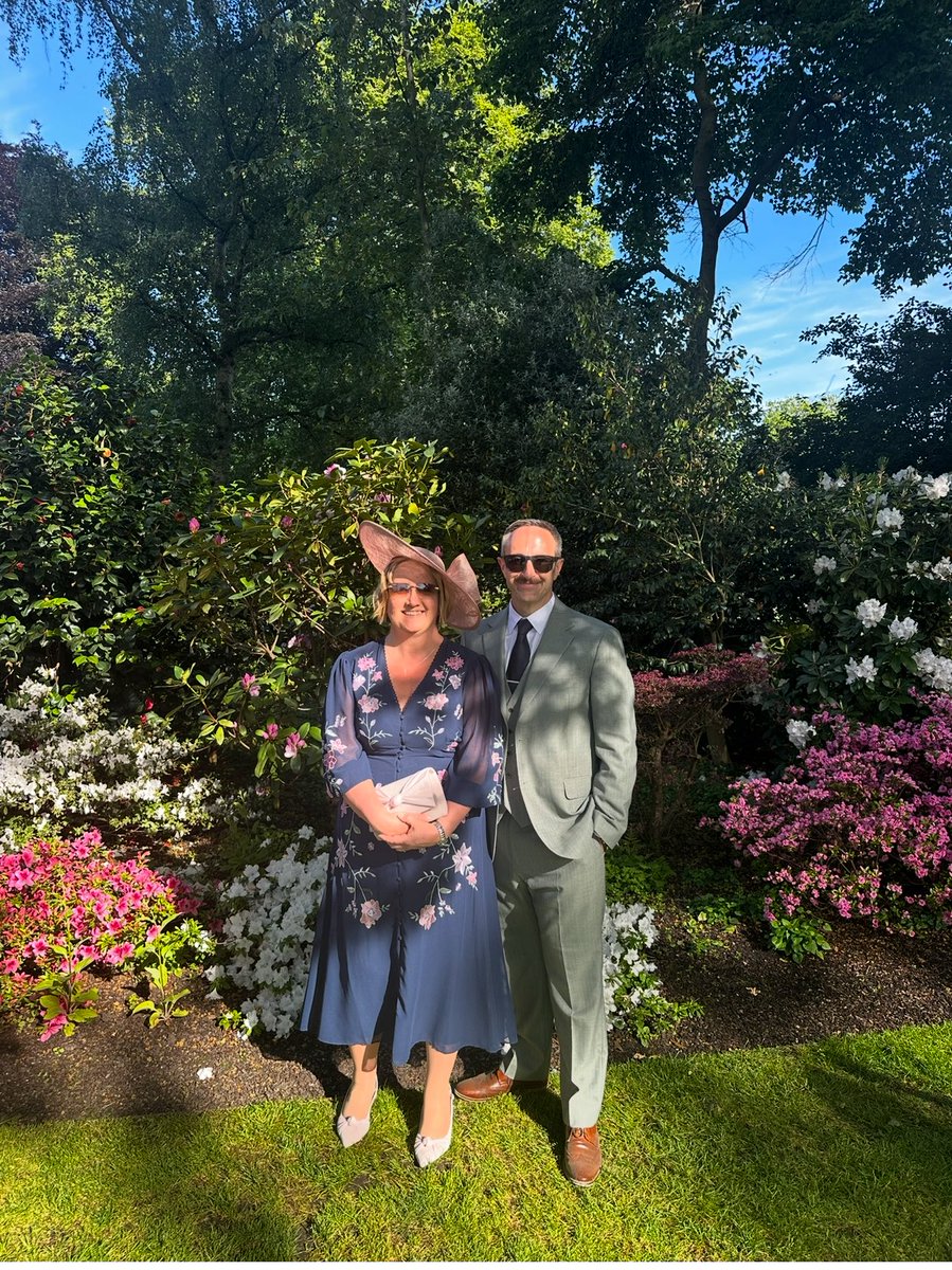 Mrs Owen (@idsheadteacher) on Twitter photo A fantastic and special afternoon with <a href="/MrOwenACSHead/">Mr Owen</a> at the Royal Garden Party celebrating those working in Education and Skills.
A privilege for us both to meet and speak to King Charles 👑🏴
<a href="/CaerphillyCBC/">CaerphillyCBC</a> <a href="/RCTCouncil/">RCT Council</a> <a href="/IDS3to18/">Idris Davies School 3_18</a> <a href="/AberdareSchool/">Aberdare Community School</a>
<a href="/RoyalFamily/">The Royal Family</a> A fantastic and special afternoon with <a href="/MrOwenACSHead/">Mr Owen</a> at the Royal Garden Party celebrating those working in Education and Skills.
A privilege for us both to meet and speak to King Charles 👑🏴
<a href="/CaerphillyCBC/">CaerphillyCBC</a> <a href="/RCTCouncil/">RCT Council</a> <a href="/IDS3to18/">Idris Davies School 3_18</a> <a href="/AberdareSchool/">Aberdare Community School</a>
<a href="/RoyalFamily/">The Royal Family</a>