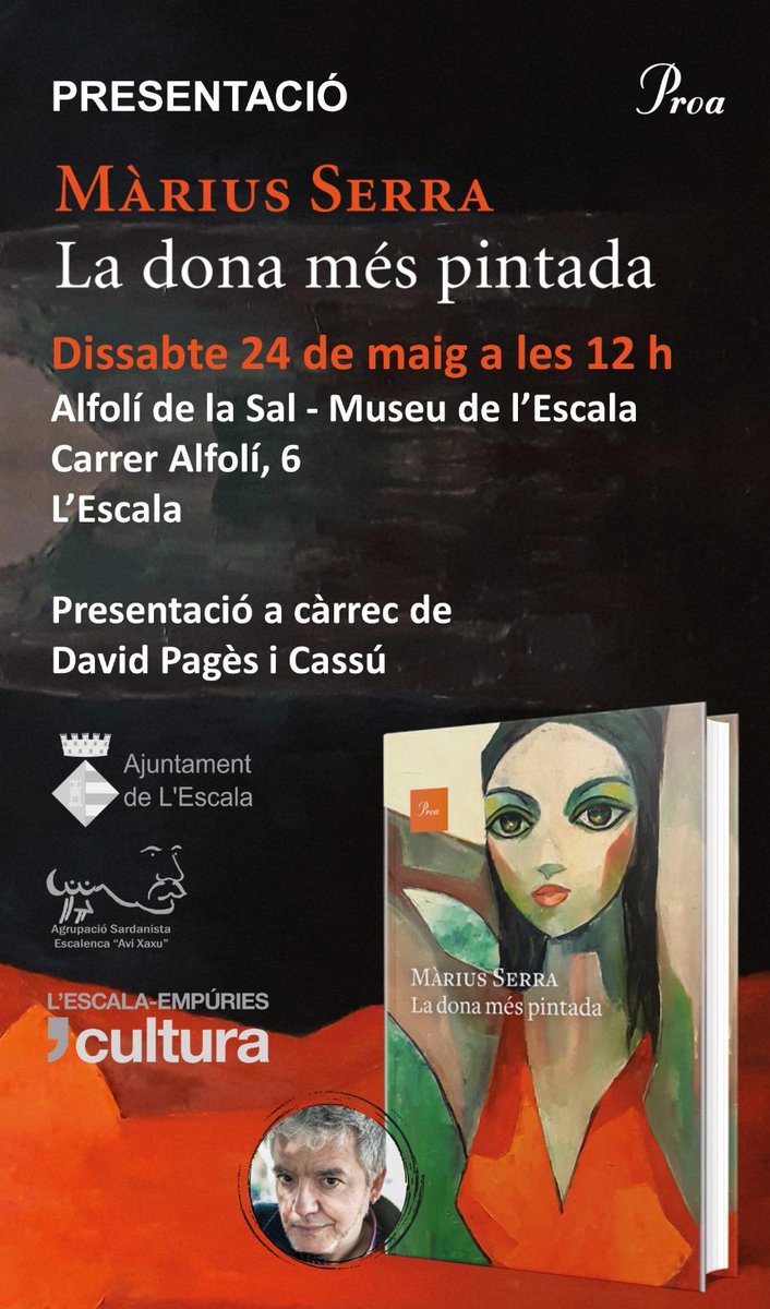 PalauFerre's tweet photo. El dissabte 17 de maig s'inaugura l'exposició "Palau Ferré, expressió sardanista" a la Casa del Gavià, i el dissabte 24 es presenta la novel·la "La dona més pintada" a l'Alfolí de la Sal.

El cubista Palau Ferré (1921-2000) a l'Escala! https://t.co/OhvrvVhanH