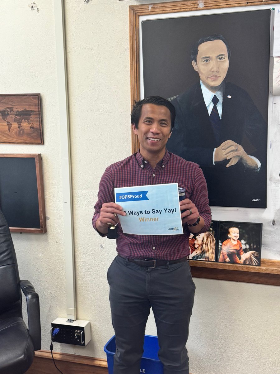 Congrats to Peter Pham, a #30WaysToSayYay winner!   His consistent expectations create a structured environment, allowing him to build strong, positive relationships with all his students.  #EaglesSoarAbove #CHSDowntownProud #OPSProud