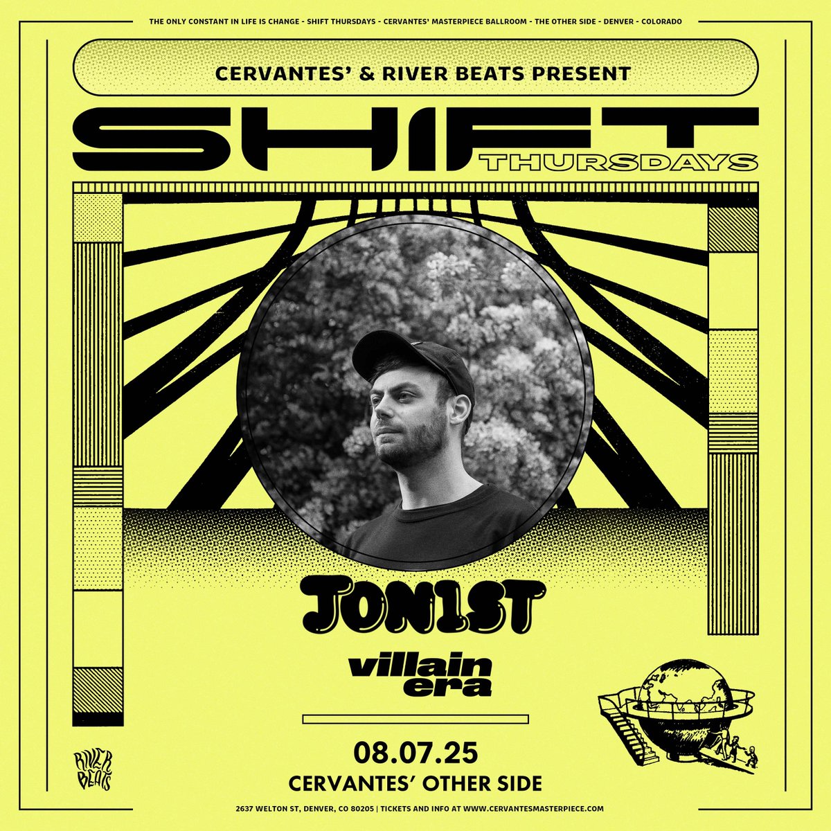 Denver! Just announced: I have my first Cervantes Other Side headline show on Thursday August 7th w/ Philly supergroup <a href="/VillainEraPHL/">Villain Era</a> joining me!

Tickets on sale now: cervantesmasterpiece.com/event/shift-ft…