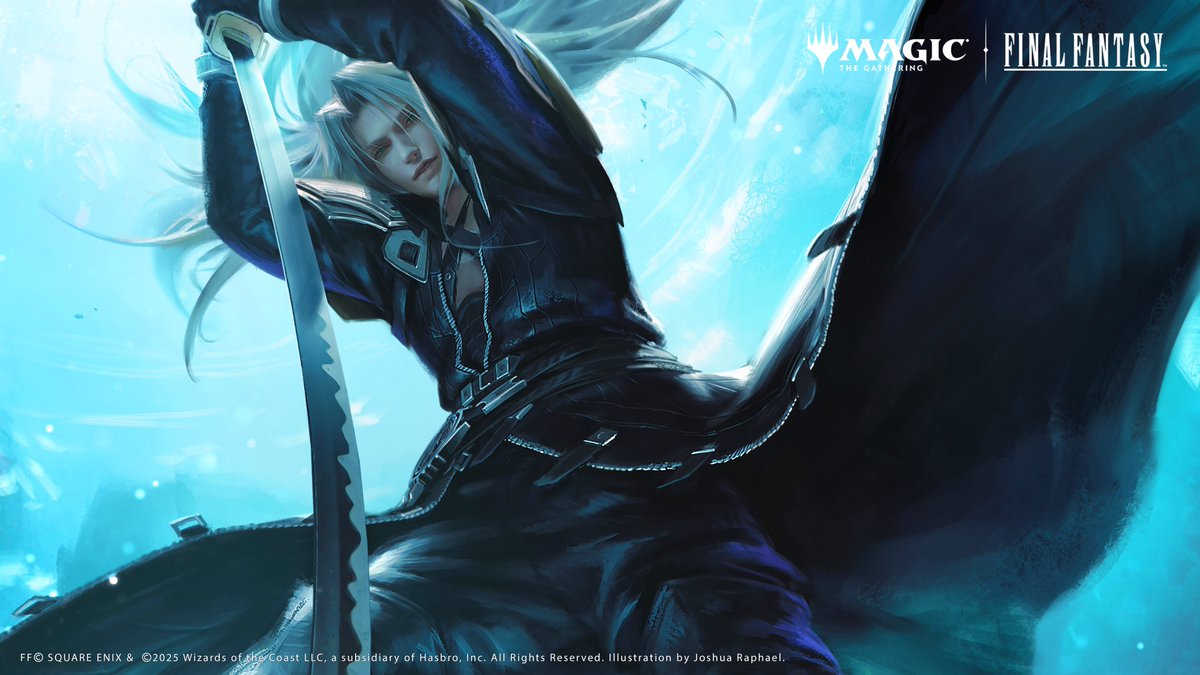 "...Don't weep.
Your tears are empty.

Just like you."

#MTGxFINALFANTASY #Sephiroth