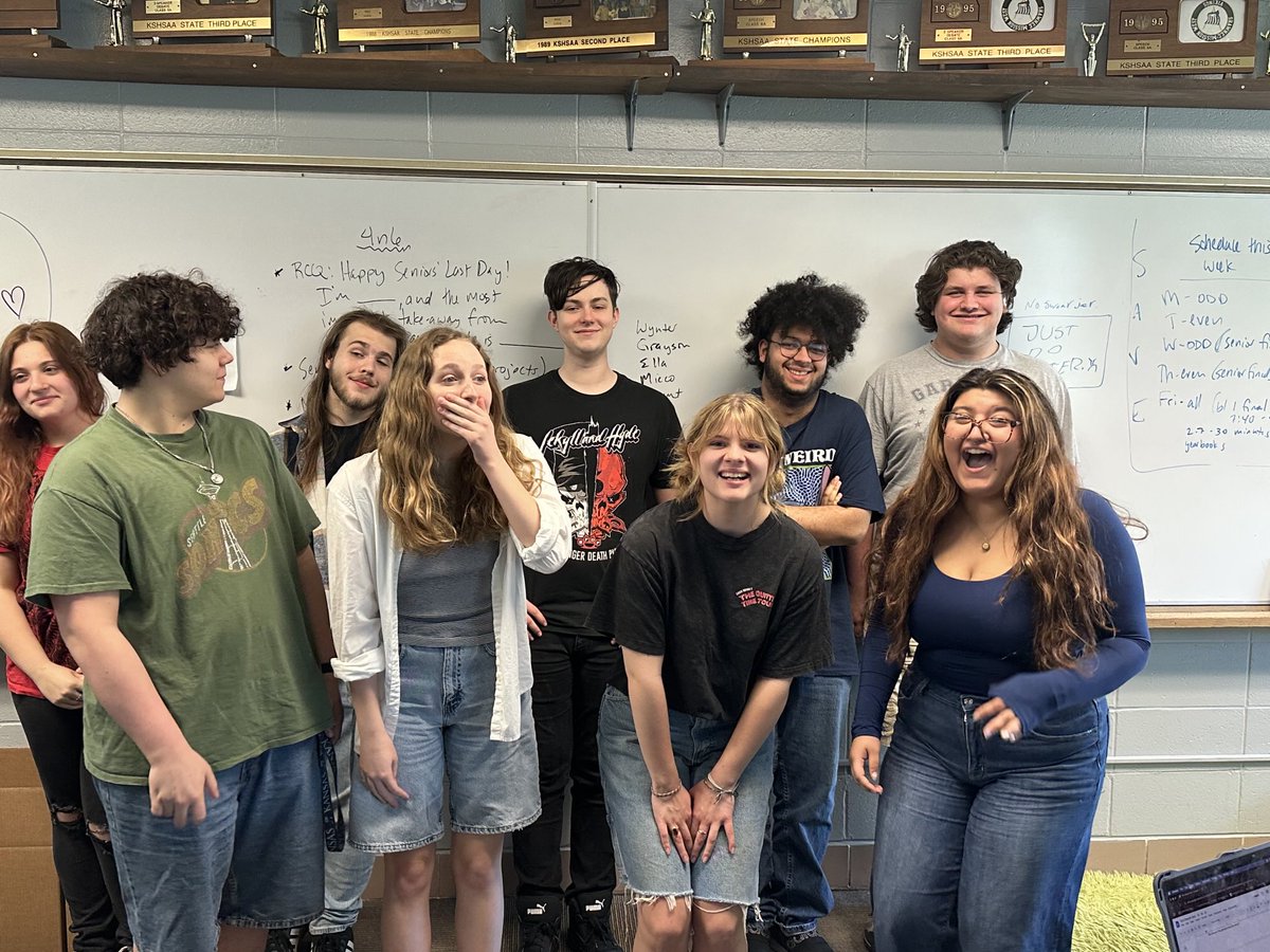 Last day of debate and forensics for these senior sweethearts ❤️. (If you were there, you know what was said to merit the reactions 😂)