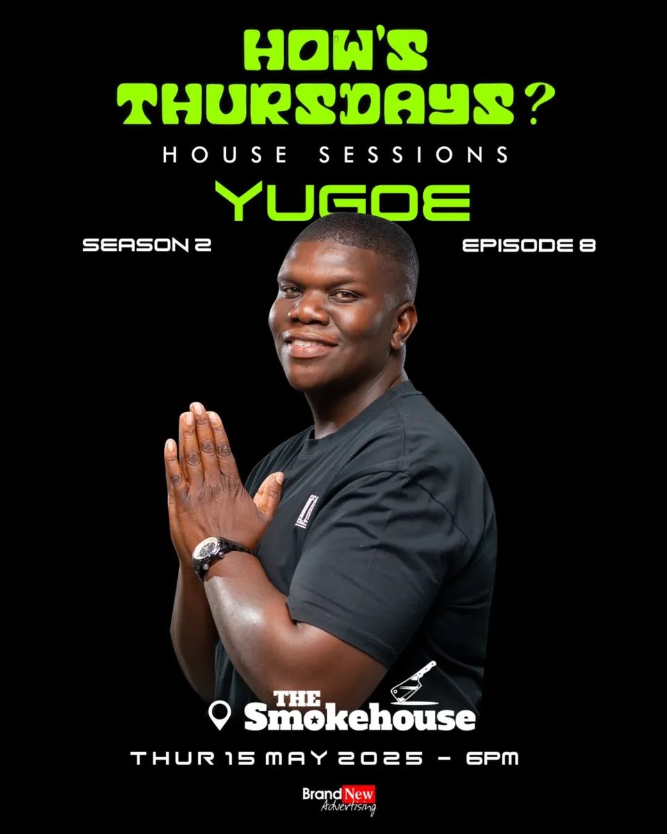 DJ Yugoe (@djyugoe) on Twitter photo Let’s Do House Music On A Thursday Tomorrow At The Smoke House
#housemusic #afrohouse #dj #music #goodvibe #goodmusic #bulawayo #thesmokehouse #howsthursday Let’s Do House Music On A Thursday Tomorrow At The Smoke House
#housemusic #afrohouse #dj #music #goodvibe #goodmusic #bulawayo #thesmokehouse #howsthursday