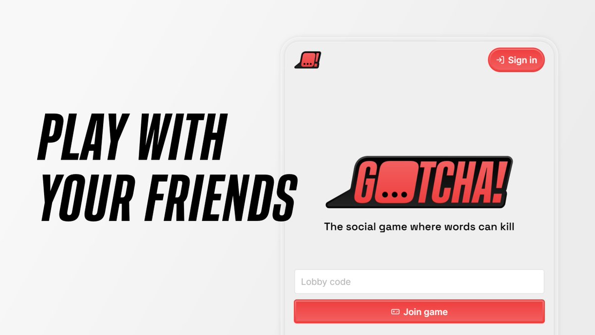 gotcha_to's tweet photo. It is launch day!🥳
Start playing Gotcha with your friends today!
The perfect social game for parties and day-to-day is out now! https://t.co/MixdaJNEeU
