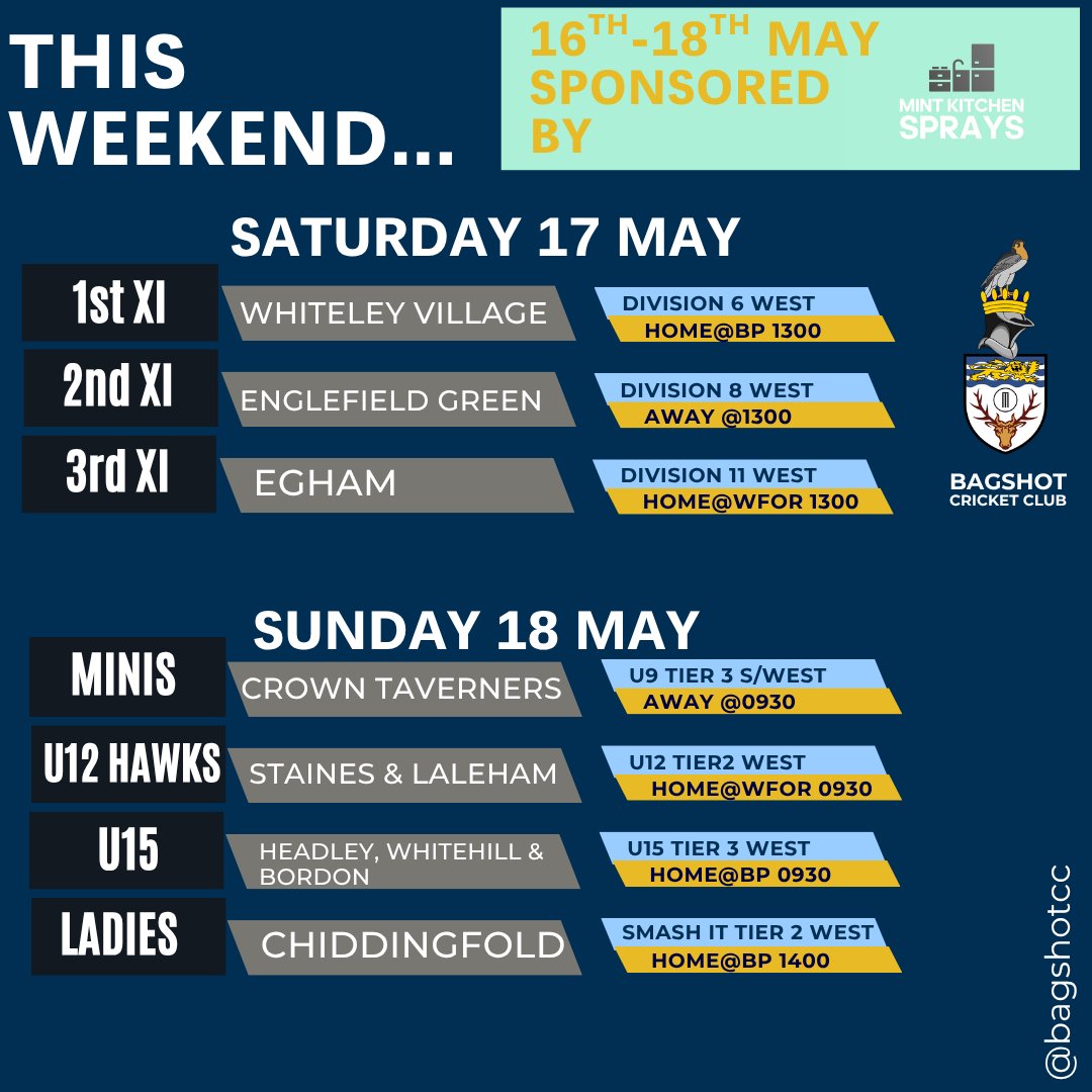 Bagshot Cricket Club tweet media