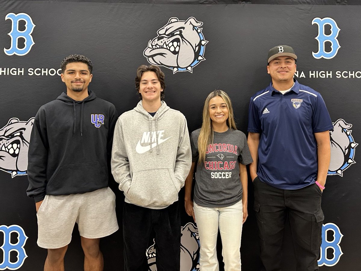 Buena H.S. Athletics (@buenaathletics) on Twitter photo Buena High School Spring Signing Day
Nathan Lopez- UC Riverside Soccer
Rylan Pedroza - Lakeland University Wrestling
Reagan Espinoza - Concordia Chicago Soccer
Andres "Andy" Carrillo - Regis University Baseball
<a href="/vcspreps/">VCS Preps</a> <a href="/buenagsoccer/">Buena Girls Soccer</a> <a href="/BuenaHSWrestler/">Buena Wrestling</a> <a href="/_BHS_Baseball/">Buena Baseball</a> Buena High School Spring Signing Day
Nathan Lopez- UC Riverside Soccer
Rylan Pedroza - Lakeland University Wrestling
Reagan Espinoza - Concordia Chicago Soccer
Andres "Andy" Carrillo - Regis University Baseball
<a href="/vcspreps/">VCS Preps</a> <a href="/buenagsoccer/">Buena Girls Soccer</a> <a href="/BuenaHSWrestler/">Buena Wrestling</a> <a href="/_BHS_Baseball/">Buena Baseball</a>