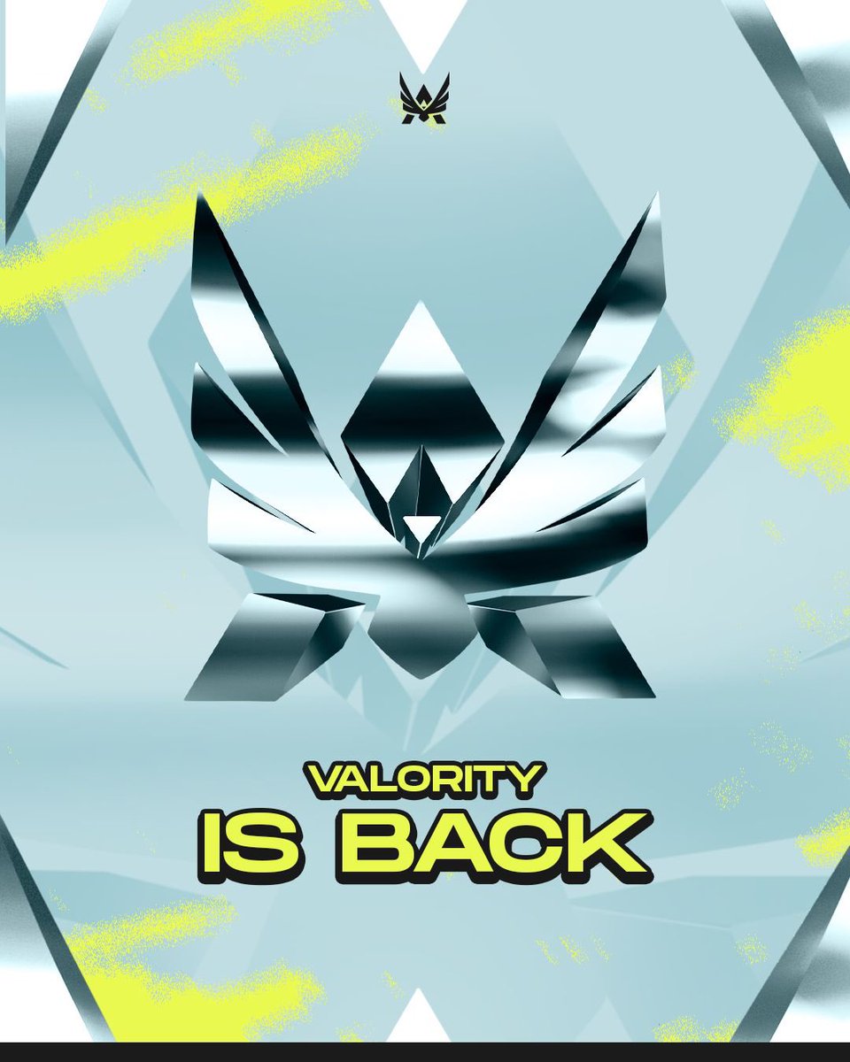 𝟭𝟰/𝟬𝟱/𝟮𝟬𝟮𝟱 📌

¡Valority está de vuelta! Nuevo comienzo, nuevas metas y un solo objetivo, ser los mejores.

#JugamosCONVALOR
