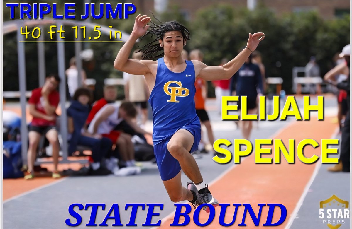 Gatlinburg-Pittman Track & Field (@gphstrack_field) on Twitter photo Elijah Spence is headed to Spring Fling to compete for a State Championship in Triple Jump ! ๐๐ Congratulations ! Go Highlanders ! <a href="/spence_elijah08/">Elijah Spence</a> <a href="/GPHSSports/">Gatlinburg-Pittman Athletics</a> <a href="/GPHSHighlanders/">Gatlinburg-Pittman</a> <a href="/Marshalltrainco/">Marshall Training Co.</a> <a href="/SmokySportsTN/">Smoky Mountain Sports</a> <a href="/themtnpress/">The Mountain Press</a> <a href="/tnmilesplit/">MileSplit Tennessee</a> Elijah Spence is headed to Spring Fling to compete for a State Championship in Triple Jump ! ๐๐ Congratulations ! Go Highlanders ! <a href="/spence_elijah08/">Elijah Spence</a> <a href="/GPHSSports/">Gatlinburg-Pittman Athletics</a> <a href="/GPHSHighlanders/">Gatlinburg-Pittman</a> <a href="/Marshalltrainco/">Marshall Training Co.</a> <a href="/SmokySportsTN/">Smoky Mountain Sports</a> <a href="/themtnpress/">The Mountain Press</a> <a href="/tnmilesplit/">MileSplit Tennessee</a>