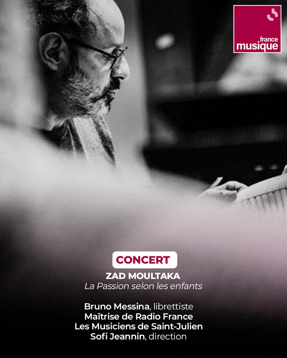 La Passion du Christ à hauteur d'enfant ? C'est l'évocation bouleversante de l'injustice dont les plus jeunes sont les impuissants témoins que Zad Moultaka livre dans son Oratorio avec la <a href="/MaitriseRF/">Maîtrise RF</a> et Les Musiciens de Saint-Julien. Bouleversant.  
➡️ l.francemusique.fr/aqw