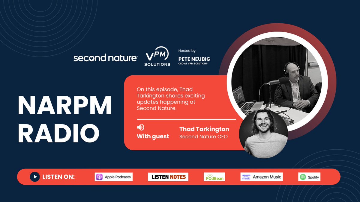 Thad Tarkington, co-founder and CEO of Second Nature, joins the #NARPMPodcast to talk about new ideas in #ResidentExperience, including a fresh take on bundled internet. Tune in to learn more: hubs.ly/Q03mxw4D0  or watch here: hubs.ly/Q03mwxLN0 #PropertyManagement