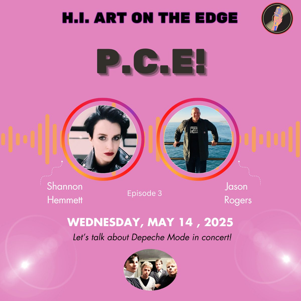 H.I. ART ON THE EDGE (@thehiart418) on Twitter photo IT'S OFFICIAL
P.C.E! #3
Depeche Mode
Thrilled to share this episode as Shannon Hemmett (Actors/Leathers) and Jason Rogers (Letterboxd) join me to discuss our feelings about DM concert experiences.
<a href="/ACTORStheband/">ACTORS the band</a> <a href="/LEATHERSmusic/">LEATHERS</a> <a href="/depechemode/">Depeche Mode</a>
Link: podcasts.apple.com/us/podcast/sur… IT'S OFFICIAL
P.C.E! #3
Depeche Mode
Thrilled to share this episode as Shannon Hemmett (Actors/Leathers) and Jason Rogers (Letterboxd) join me to discuss our feelings about DM concert experiences.
<a href="/ACTORStheband/">ACTORS the band</a> <a href="/LEATHERSmusic/">LEATHERS</a> <a href="/depechemode/">Depeche Mode</a>
Link: podcasts.apple.com/us/podcast/sur…