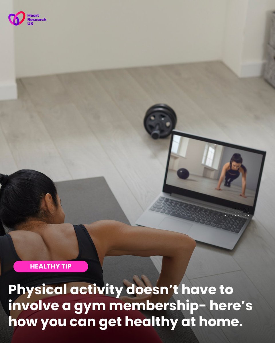🏡Home workouts💓
Your heart doesn’t care where you work out – just that you do.
We’ve put together a simple, effective DIY Workout Plan you can do at home, no matter your fitness level -completely free.
📲 Download here 👇
heartresearch.org.uk/ht-regular-exe…