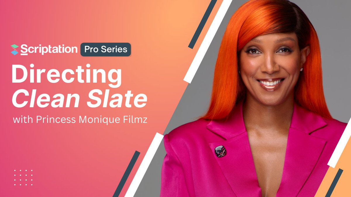 NFMLA's tweet image. Our friends @Scriptation are hosting a workshop w/ Princess Monique Filmz on May 17th at 11 AM PT! Come learn how she uses Scriptation to bring powerful stories to life—most recently on the @PrimeVideo series "Clean Slate."
To register, visit: us02web.zoom.us/webinar/regist…