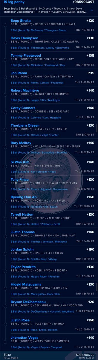 10¢Parlay 🪙 tweet media