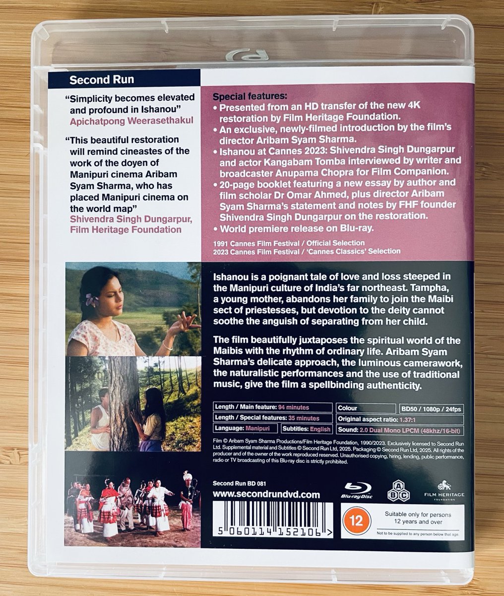 Dr Omar Ahmed 🍉 (@bressonian) on Twitter photo My contributor copies of ISHANOU arrived today. My <a href="/SecondRunDVD/">Second Run</a> debut. Delighted I was able to write for this home video Blu-ray release of a brilliantly understated gem from Manipur, India. My contributor copies of ISHANOU arrived today. My <a href="/SecondRunDVD/">Second Run</a> debut. Delighted I was able to write for this home video Blu-ray release of a brilliantly understated gem from Manipur, India.