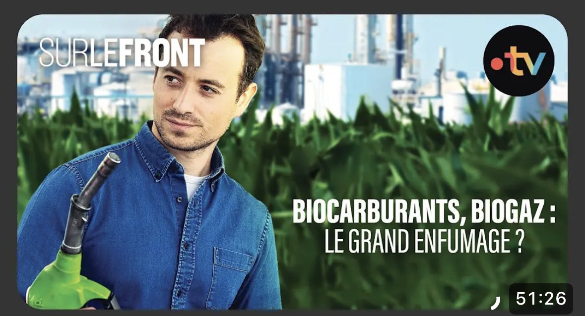 Biocarburants, biogaz : le grand enfumage ? 

Notre enquête #SurLeFront vient d’être publiée en intégralité sur YouTube ⤵️

youtu.be/HB9ddLJuSV0?si…
