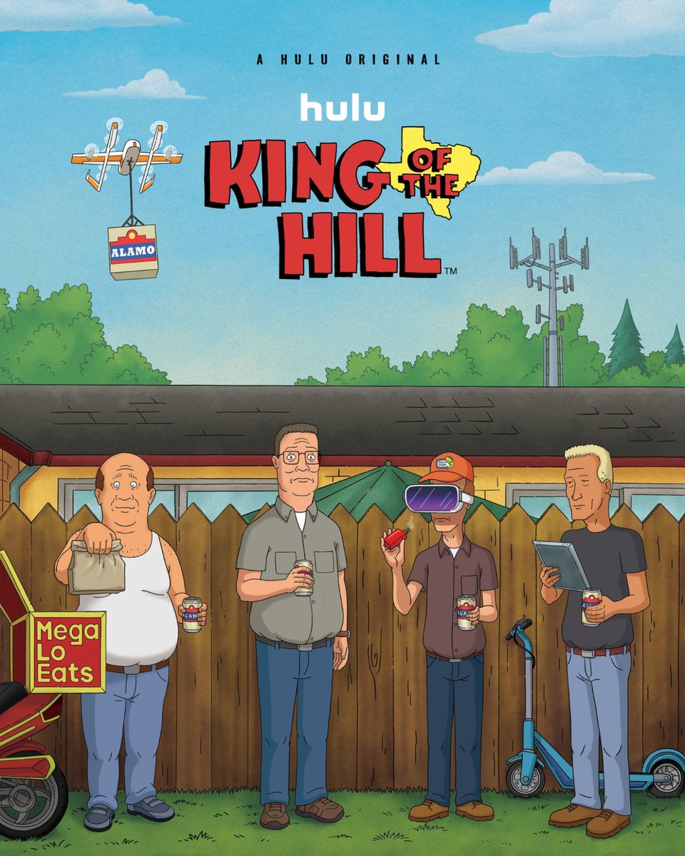 First poster for Hulu's King of the Hill revival nerdist.com/article/king-o…

returning soon