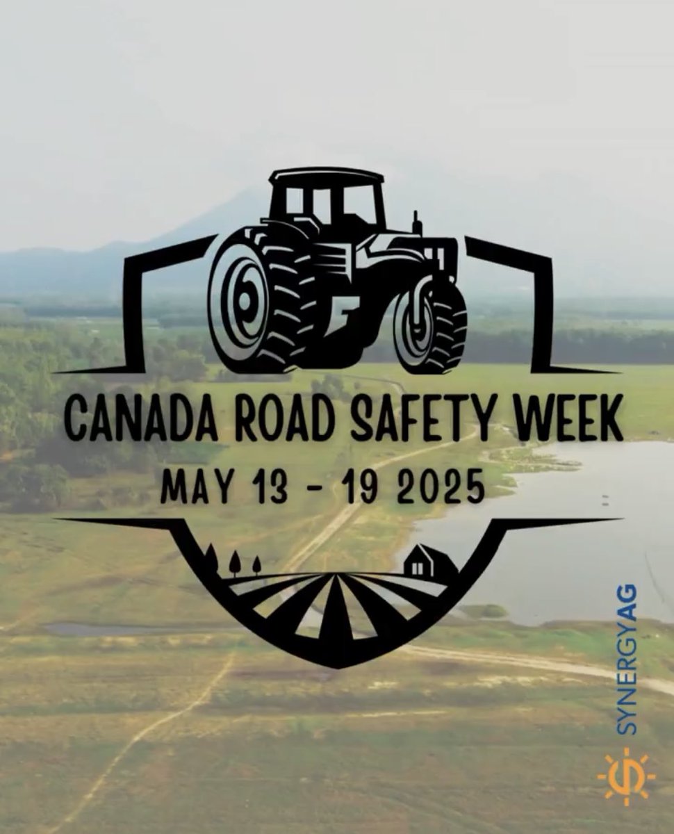 Always make sure you are using caution when meeting big machinery on the road. ⚠️