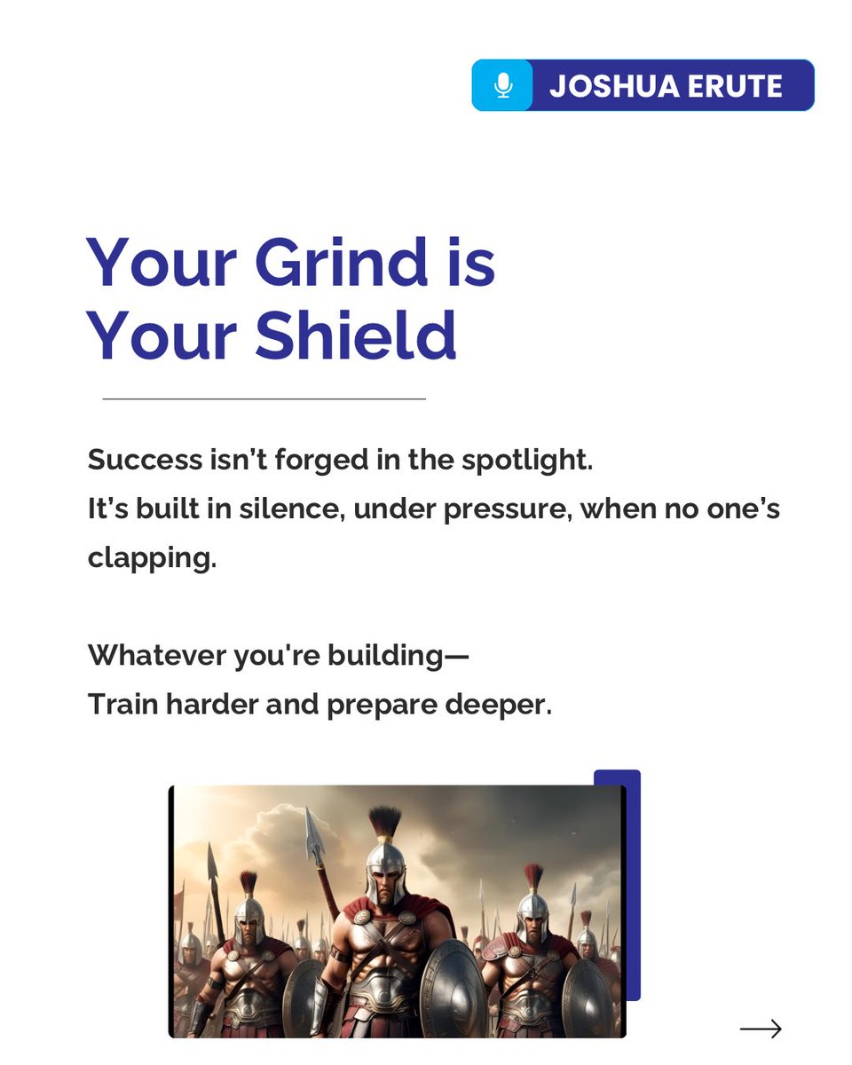 IamSmartJOE's tweet photo. Grind now so you can glory later.
Our future depends on our focus now. You either sweat now, or bleed later. 

BMJ✌️ https://t.co/ZPzYYbo5j6