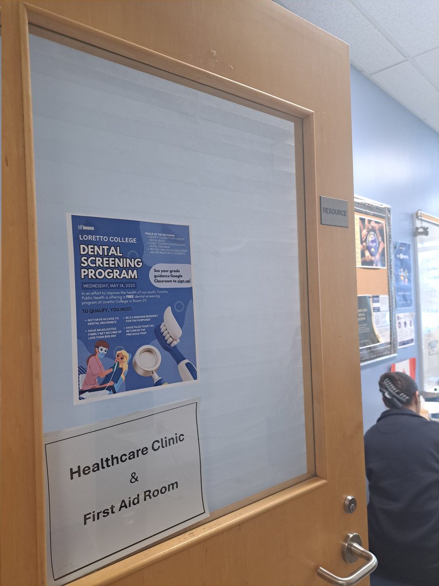 TPH Dental Screening at Loretto College School! Caring for your teeth and oral health is important for life. Thank you to RDH Penny and our Volunteers  Samantha, Jennifer, Stephanie and Victoria 😁🦷🪥