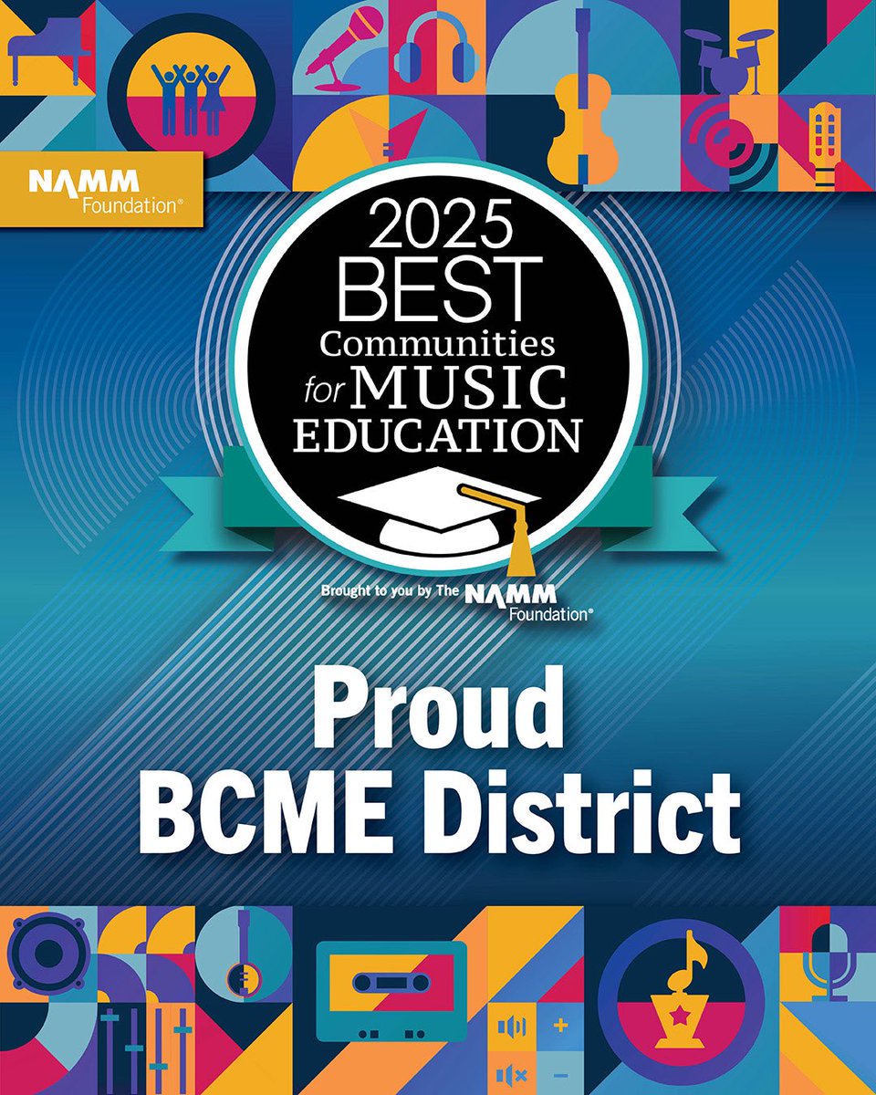 Tomball ISD Fine Arts (@fineartstomball) on Twitter photo We did it again! <a href="/TomballISD/">Tomball ISD</a> has been named a <a href="/NAMMFoundation/">The NAMM Foundation</a> National Best Community for Music Education for the second year in a row! We are so excited about this achievement and that NAMM recognizes our #destinationexcellence music department as one of the very best in the US! We did it again! <a href="/TomballISD/">Tomball ISD</a> has been named a <a href="/NAMMFoundation/">The NAMM Foundation</a> National Best Community for Music Education for the second year in a row! We are so excited about this achievement and that NAMM recognizes our #destinationexcellence music department as one of the very best in the US!