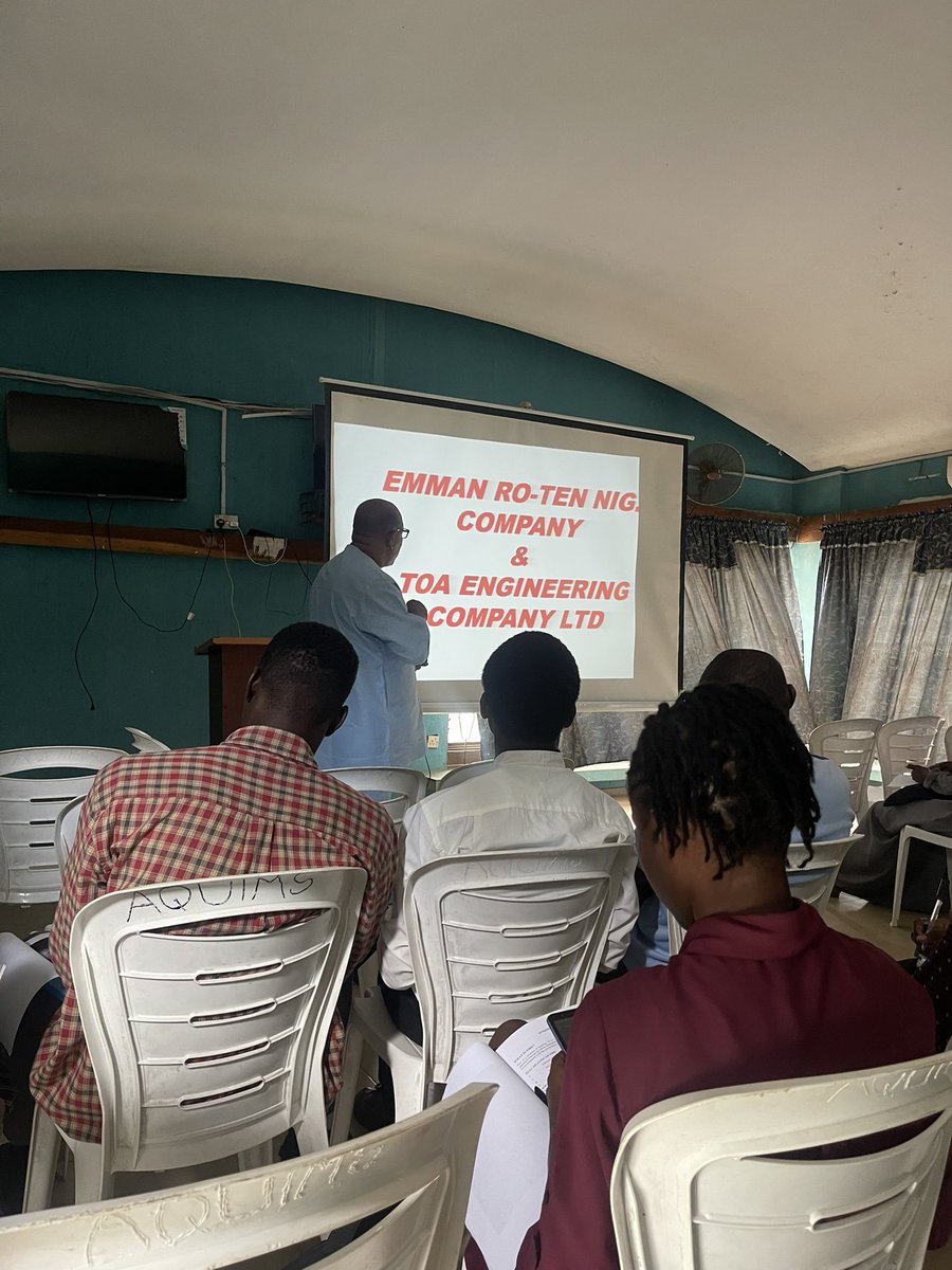 Today, the executive council of Queen Idia Hall attended a workshop organized by the University of Ibadan on fire prevention and safety