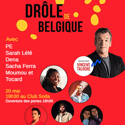 Délégation Wallonie-Bruxelles Québec/Canada (@walbru_qcca) on Twitter photo RDV le 20 mai au <a href="/ClubSodaMTL/">Club Soda</a> pour une soirée d'humour 100 %
#promotion #2pour1
2 places pour le prix d'une en allant sur <a href="/atuvu_ca/">atuvu.ca</a>
👉 bit.ly/3ZijG6F
<a href="/Talocheofficiel/">Les Frères Taloche</a>
<a href="/WBI_tweet/">WBI</a> <a href="/WalBru_QCCA/">Délégation Wallonie-Bruxelles Québec/Canada</a> <a href="/belgiumincanada/">Embassy of Belgium in Canada</a> RDV le 20 mai au <a href="/ClubSodaMTL/">Club Soda</a> pour une soirée d'humour 100 %
#promotion #2pour1
2 places pour le prix d'une en allant sur <a href="/atuvu_ca/">atuvu.ca</a>
👉 bit.ly/3ZijG6F
<a href="/Talocheofficiel/">Les Frères Taloche</a>
<a href="/WBI_tweet/">WBI</a> <a href="/WalBru_QCCA/">Délégation Wallonie-Bruxelles Québec/Canada</a> <a href="/belgiumincanada/">Embassy of Belgium in Canada</a>