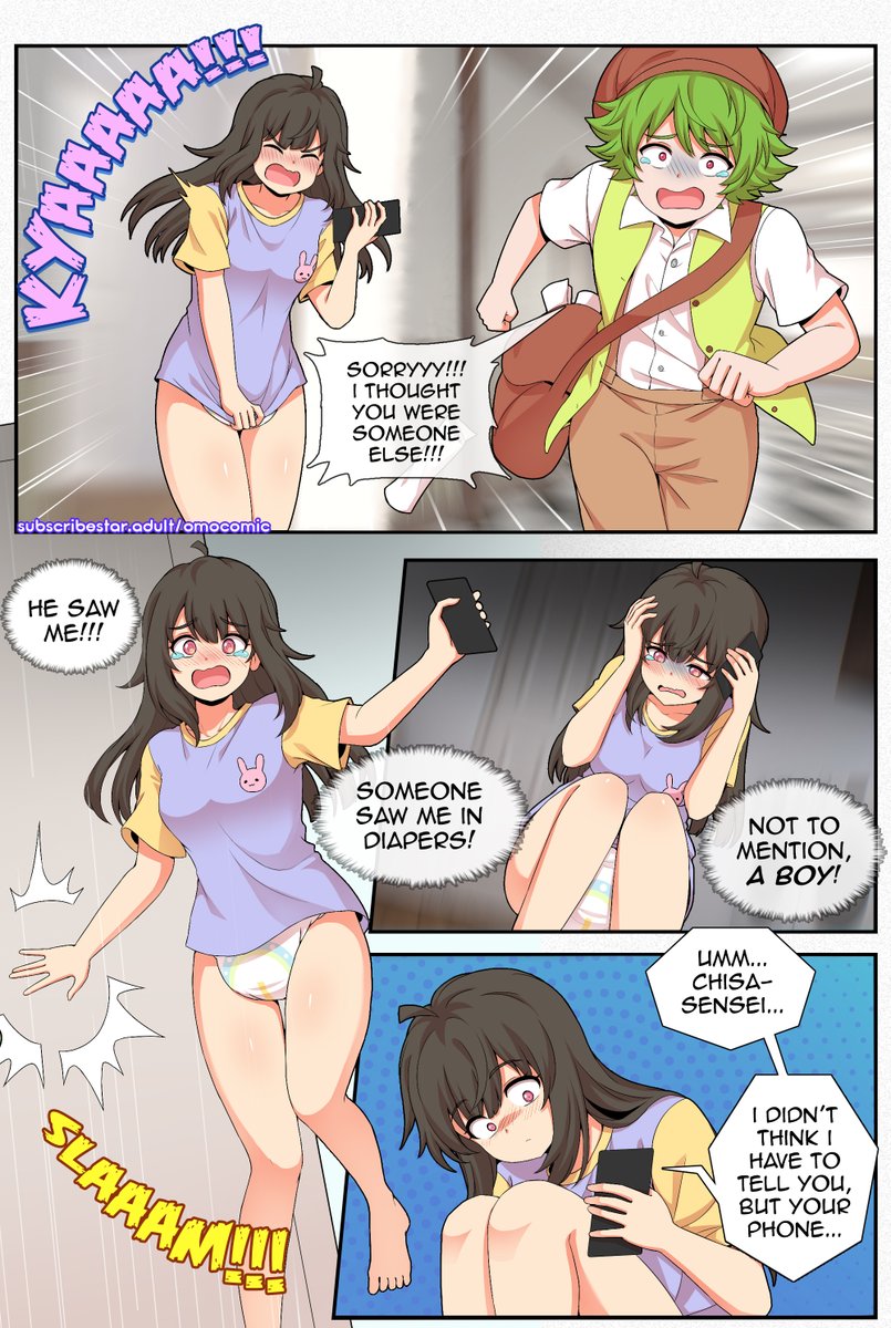 Nappy Boarding House Page 51

Oh no, someone see her in diaps!  ➡️ More page by supporting me in my Sub$cribe$tarAdult Omocomic~