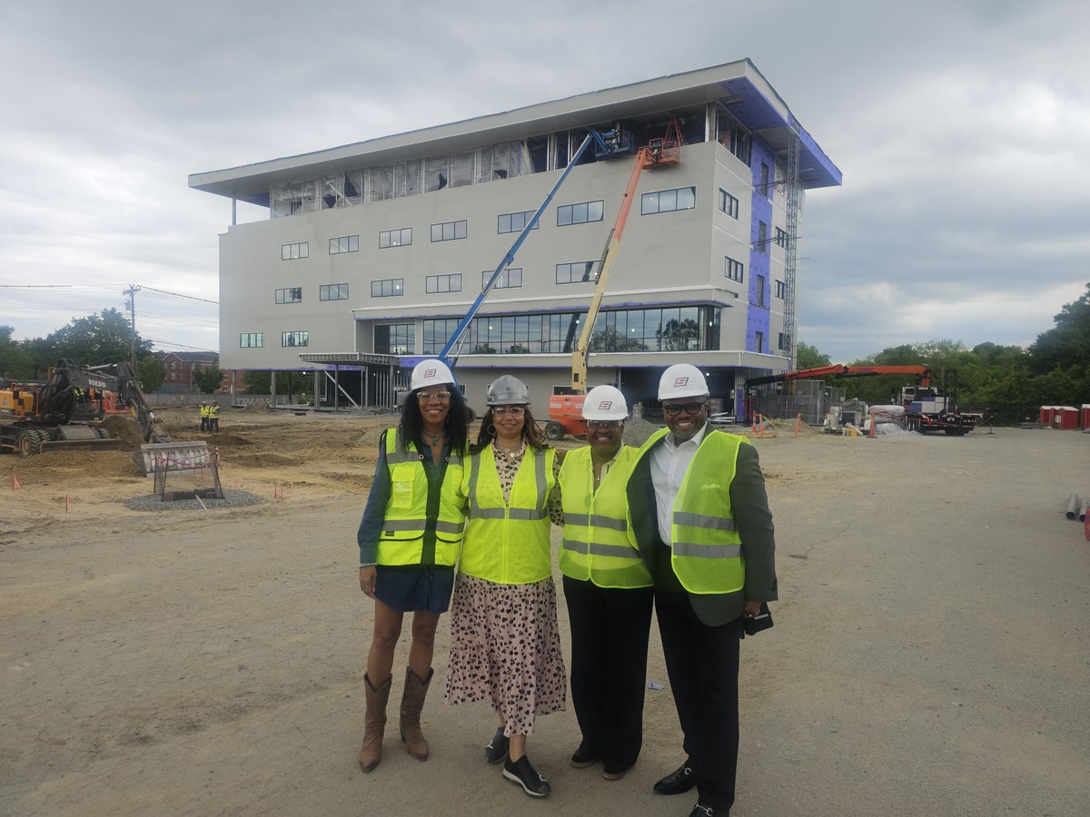 The Real Estate Foundation Board recently toured the construction site of The Resurgent and are excited about the progress they are seeing!