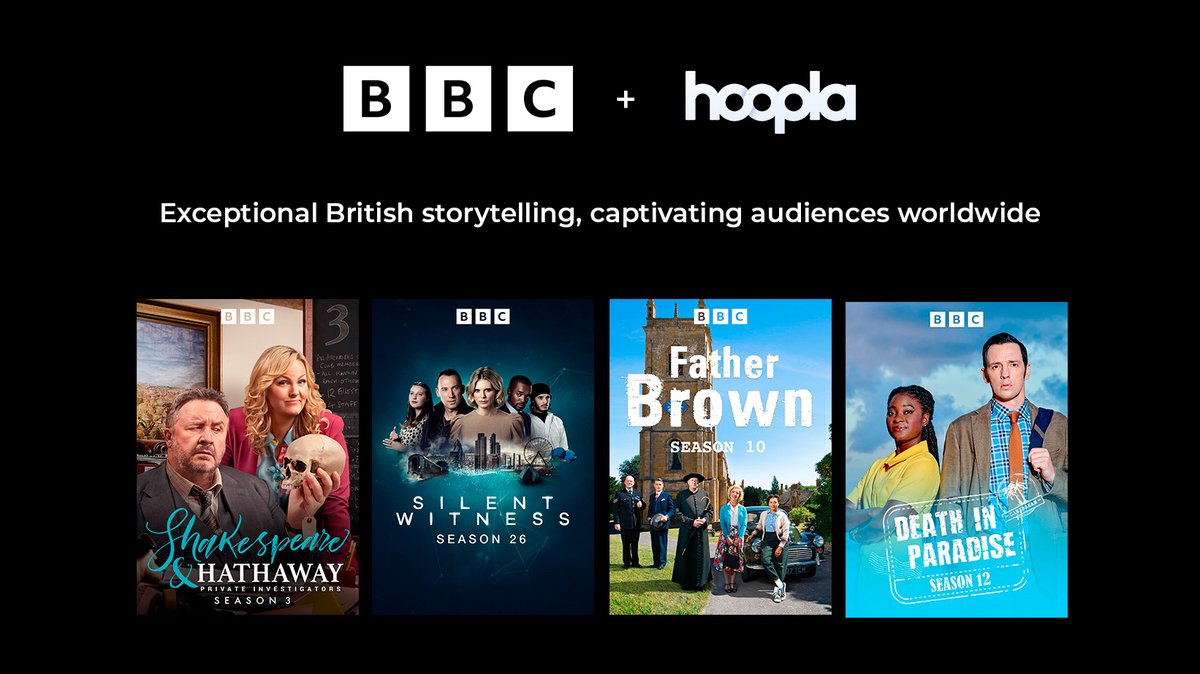 Experience the best of British television with Hoopla Digital's BBC collection, all for #freewithlibrarycard! 🍿📺 hoopla.app.link/9AspBWbCcTb