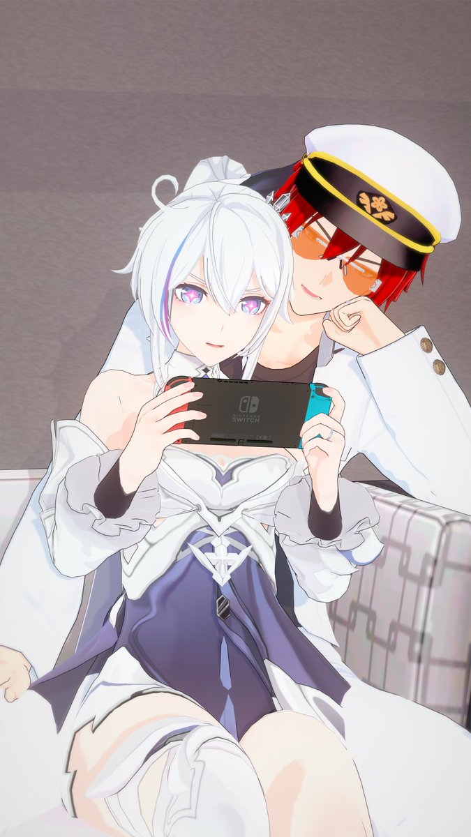 Len_Matsui's tweet image. Kiana Playing Games 

#HonkaiImpact3rd #Captain #Kiana