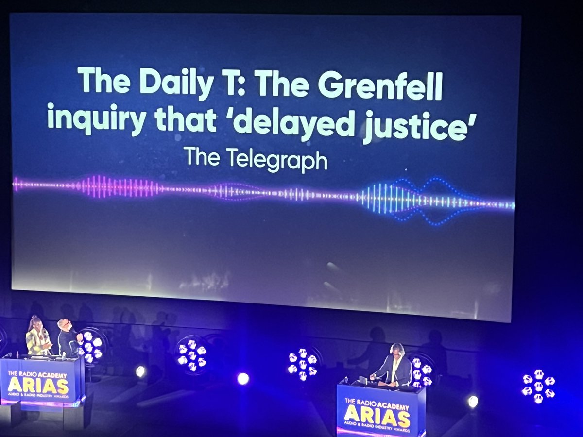 Very proud that <a href="/DailyTPodcast/">The Daily T</a> Investigates short-listed for the <a href="/radioacademy/">The Radio Academy</a> awards.
Thank you <a href="/Telegraph/">The Telegraph</a> and the team  <a href="/rmendick/">robert mendick</a> <a href="/georgia_coan/">Georgia Coan</a> <a href="/venetiarainey/">Venetia Rainey</a>
A brilliant piece of audio and news reporting