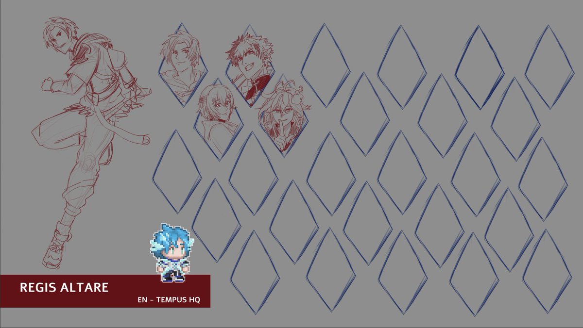 Of course our game has a proper character selection screen.

We are already set on the design, so we hope you enjoy it too!