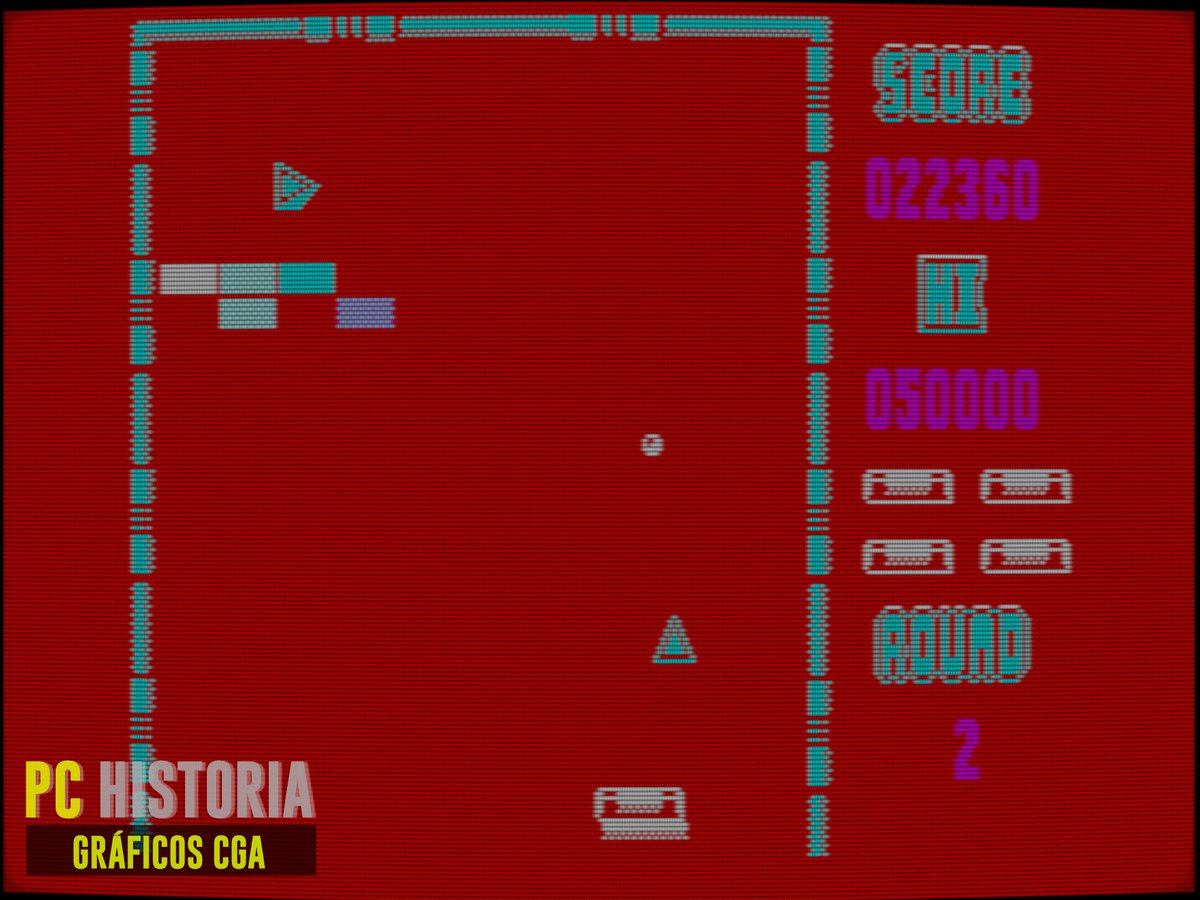 PC__Historia's tweet image. 🧱⚪ Arkanoid (@TAITO, 1986) llegó a #IBM #PC en 1987 de la mano de Malcolm J. Herd para #ImagineSoftware. Una conversión directa desde #ZXSpectrum, con gráficos #CGA y control por teclado. Fue la primera versión para PC, anterior a la de Novalogic.