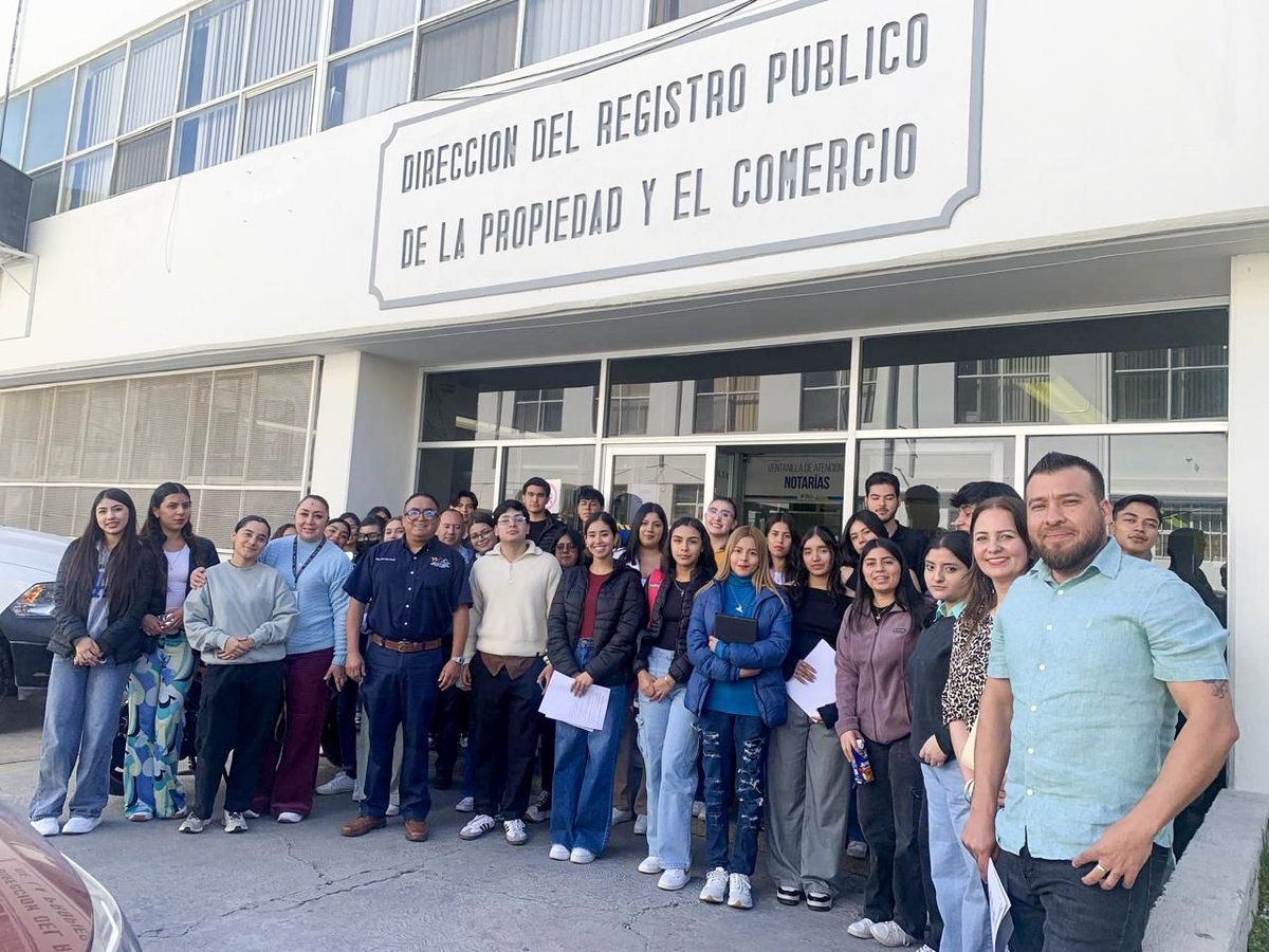 ✅☝🏼 La experiencia práctica también es aprendizaje.

En la Dirección del Registro Público de la Propiedad y el Comercio recibimos a estudiantes de Derecho y del Tec de los Llanos, quienes conocieron de cerca los procesos del Derecho Mercantil. 📚🤝 ¡Puertas siempre abiertas!