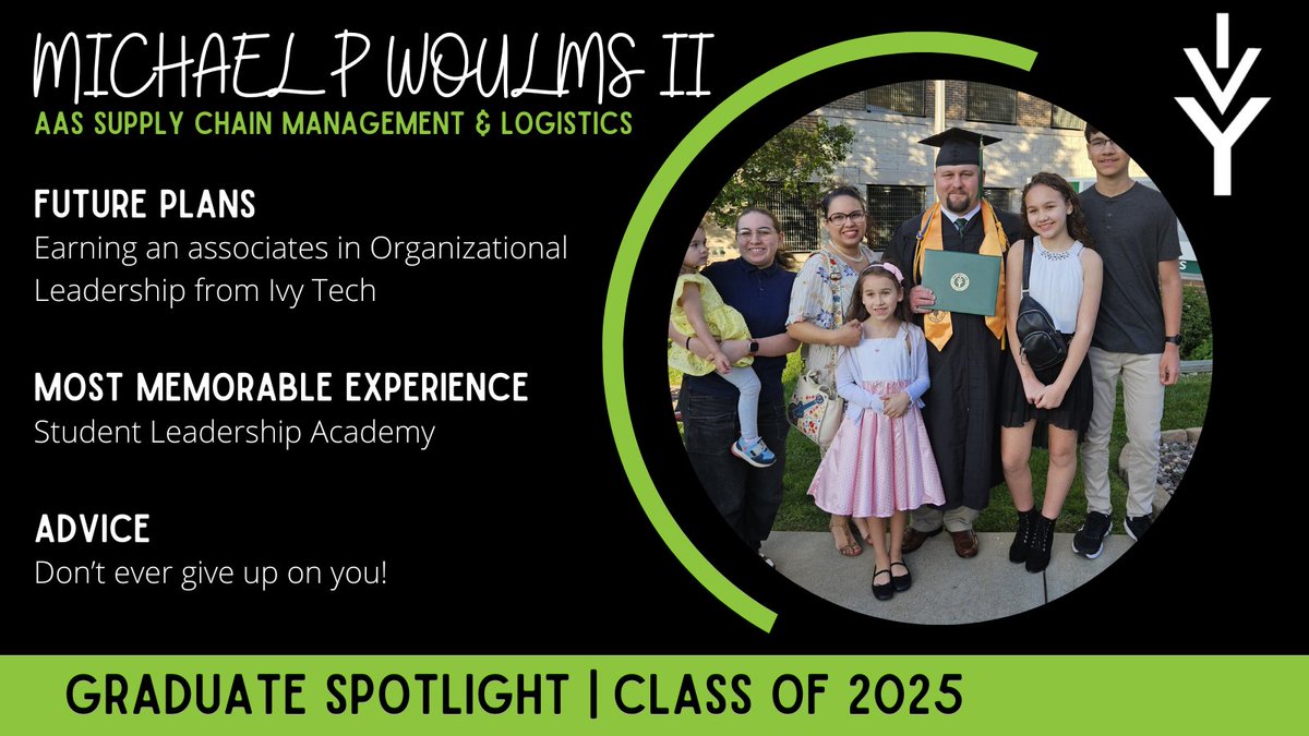 IvyLburgBville's tweet image. #IvyTechGrad #Graduation25 #GradSpotlight #IvyGrad #ReadyToLaunch