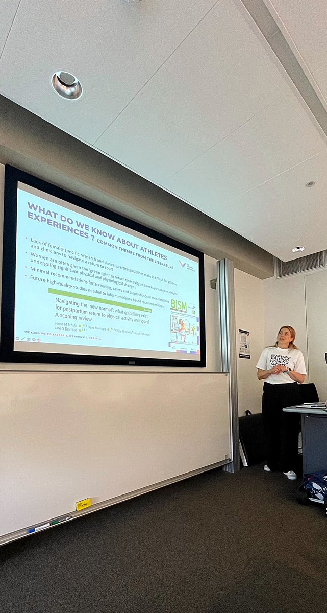 The amazing <a href="/RosCooke1/">Ros Cooke</a> educating us on how best to support pregnant athletes, understanding their individual needs and journeys into motherhood… really highlighting the importance of utilising the experts (Ros being a great example) in this space. #GSSPP2025 <a href="/unibirmingham/">Uni of Birmingham</a>