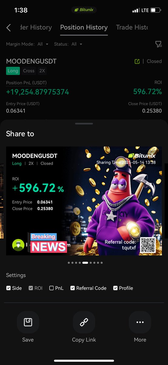 Okay I capitulated and sold my $moodeng #moodeng

$3.5k to $20k in one week. Can’t get too greedy. 

Will look for another trade if we pull back more of break out of the big resistance that rejected.