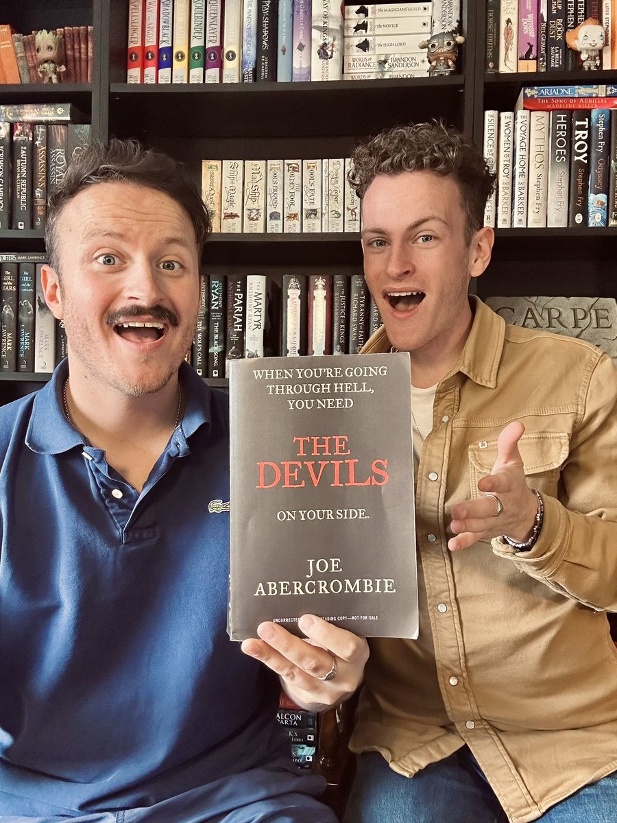 thewolfandcrow1's tweet image. The Devils by @LordGrimdark is out, and it’s an instant #1 Sunday Times Bestseller!
I had a great time attending Joe’s Newcastle event, and cannot wait to see him again in Birmingham for the @binding_broken event!
Read-along (and review) now on The Brothers Gwynne!