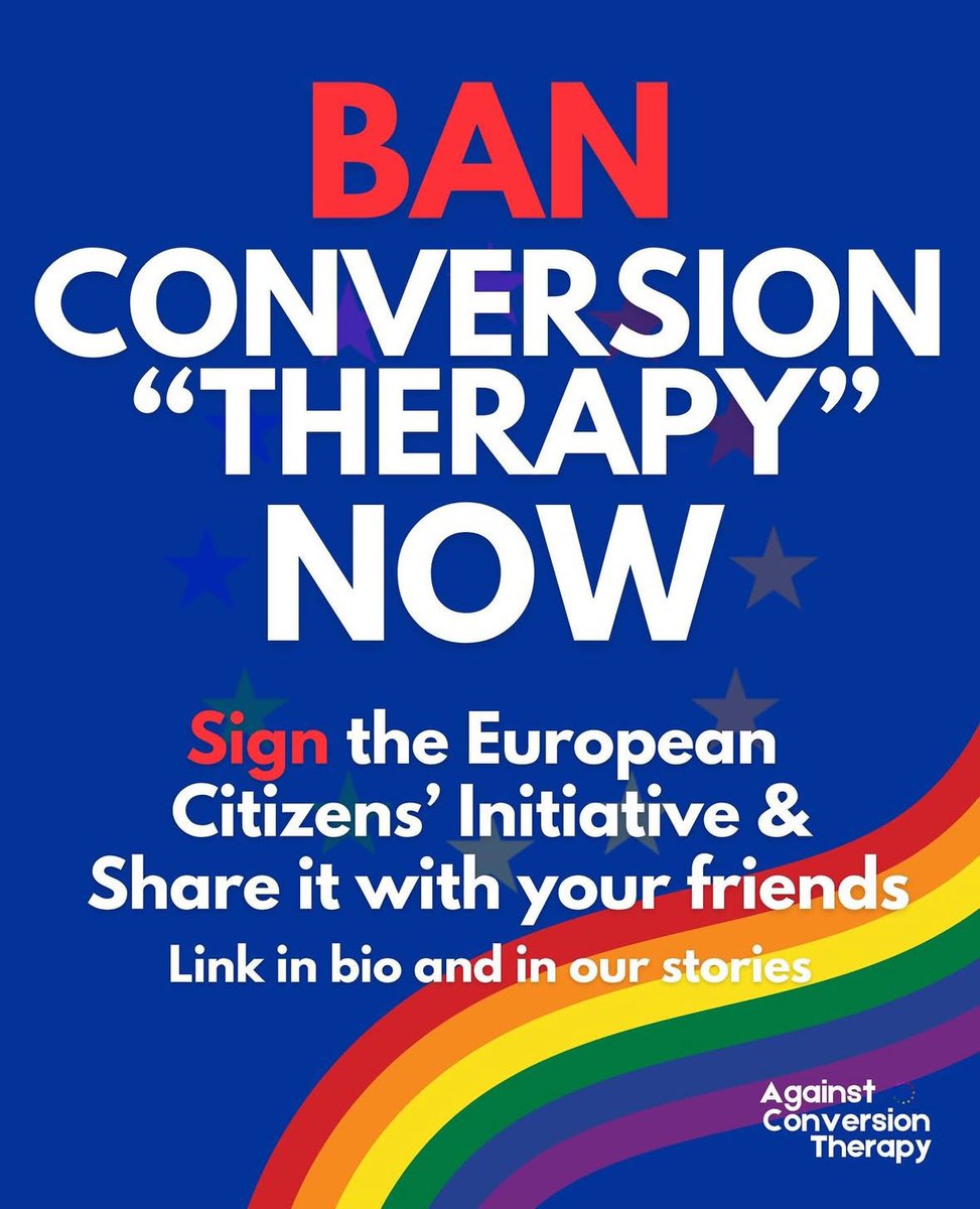 Boris VALLAUD (@borisvallaud) on Twitter photo Les "thérapies de conversion" ne sont pas des thérapies mais des violences terribles.
Il reste 4 jours pour atteindre les signatures nécessaires à l'initiative citoyenne européenne <a href="/ACT_LGBT/">Against Conversion Therapy</a>.
La mobilisation est indispensable! 🏳️🌈🇪🇺
🖊️J'ai signé et vous? eci.ec.europa.eu/043/public/#/s… Les "thérapies de conversion" ne sont pas des thérapies mais des violences terribles.
Il reste 4 jours pour atteindre les signatures nécessaires à l'initiative citoyenne européenne <a href="/ACT_LGBT/">Against Conversion Therapy</a>.
La mobilisation est indispensable! 🏳️🌈🇪🇺
🖊️J'ai signé et vous? eci.ec.europa.eu/043/public/#/s…