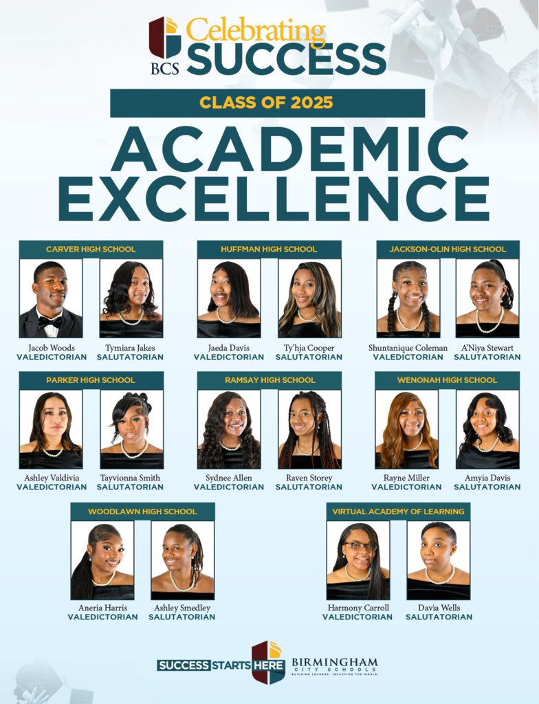 Ladies and gentlemen, join us in congratulating the valedictorians and salutatorians of the Class of 2025! #SuccessStartsHere