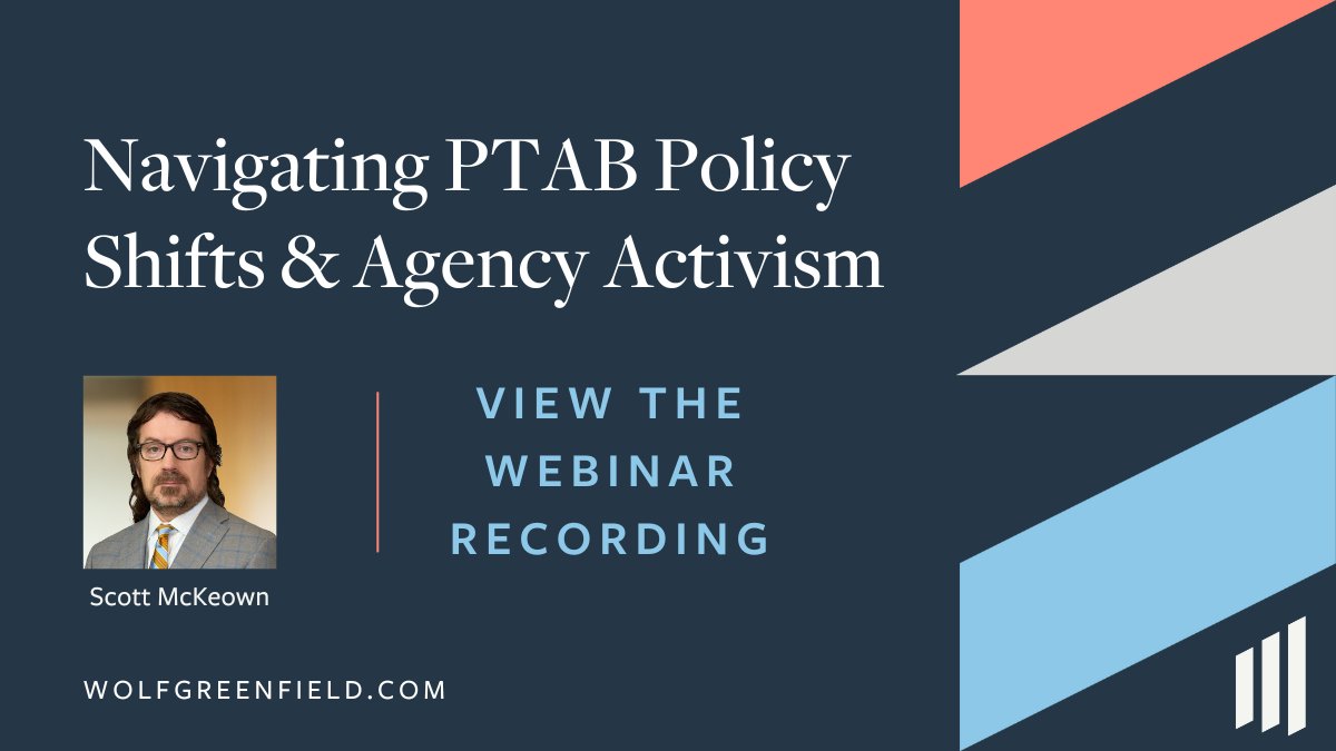 Wolf Greenfield tweet media