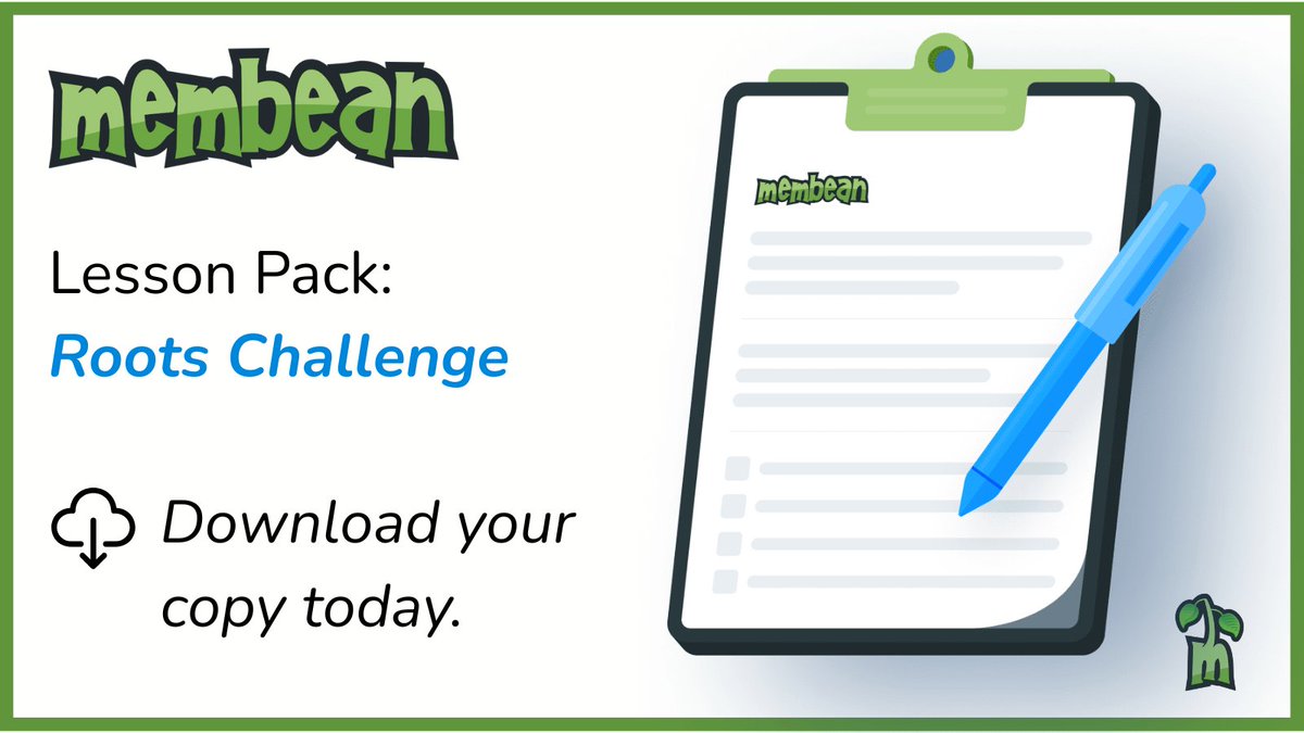 🧠 Make vocabulary fun this summer!
Membean’s FREE Roots Challenge helps students build word skills by creating their own "pseudowords" using real roots.
Perfect for summer school or home learning!
📘 Download → bit.ly/4j55mWq 
#SummerLearning #RootsChallenge #EdTech
