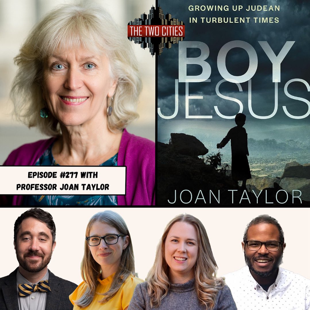 The Two Cities (@thetwocities) on Twitter photo NEW EPISODE w/ Professor Joan Taylor, who is Prof of Christian Origins and Second Temple Judaism <a href="/KingsCollegeLon/">King's College London</a>, and the author of Boy Jesus: Growing Up Judean in Turbulent Times (<a href="/ZonderAcademic/">Zondervan Academic</a>).
Check it out!
podcasts.apple.com/us/podcast/the… NEW EPISODE w/ Professor Joan Taylor, who is Prof of Christian Origins and Second Temple Judaism <a href="/KingsCollegeLon/">King's College London</a>, and the author of Boy Jesus: Growing Up Judean in Turbulent Times (<a href="/ZonderAcademic/">Zondervan Academic</a>).
Check it out!
podcasts.apple.com/us/podcast/the…