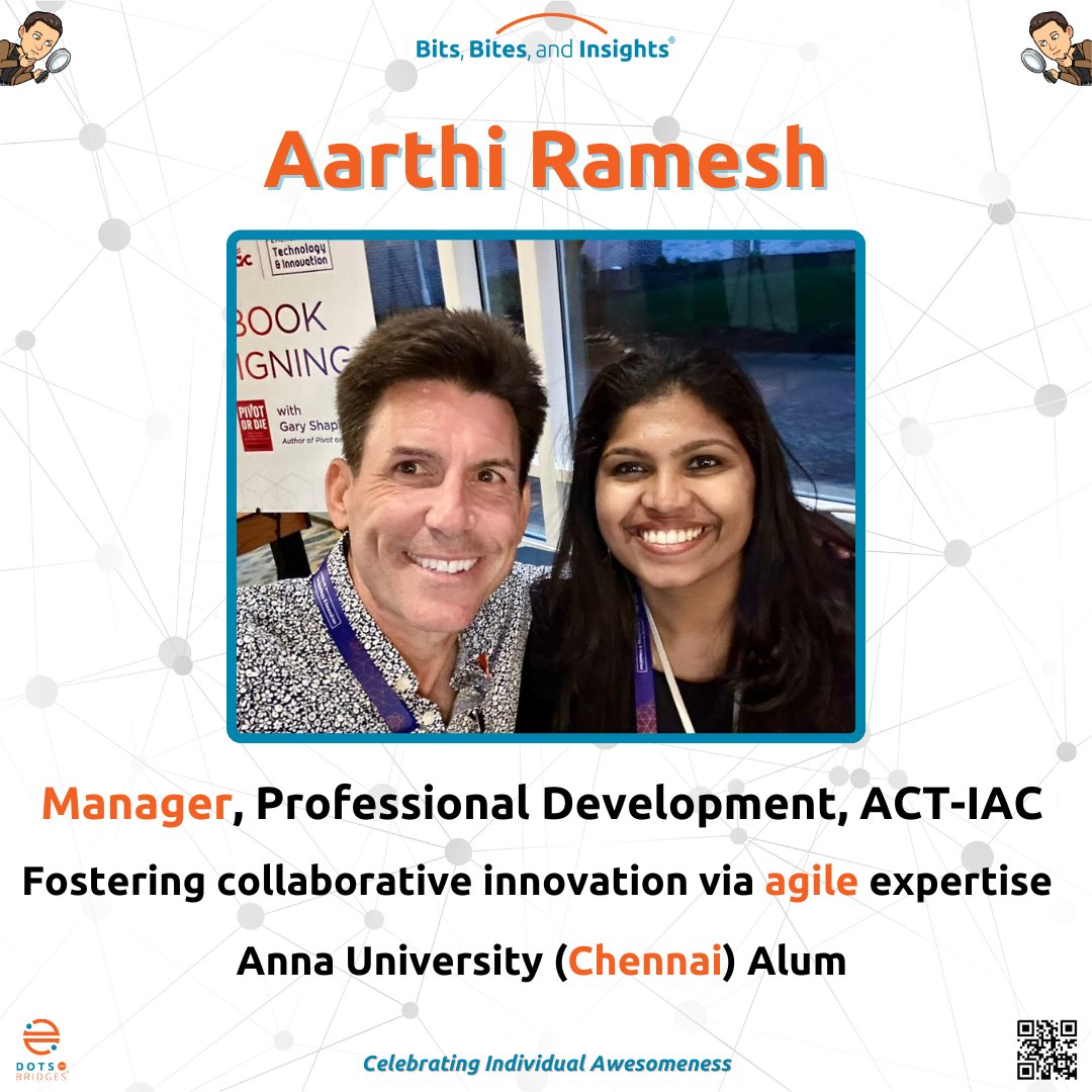 Pete Tseronis (@tseronis) on Twitter photo 🤳 There's a Story behind every Selfie 📷 Aarthi Ramesh at the <a href="/ACTIAC/">ACT-IAC</a> utilizes her agile skillsets and a continuous learning mindset to transform public and private sectors.
#leader #collaborator <a href="/KishaHemphill/">Kisha Hemphill</a> <a href="/davewennergren/">David Wennergren</a> 🤳 There's a Story behind every Selfie 📷 Aarthi Ramesh at the <a href="/ACTIAC/">ACT-IAC</a> utilizes her agile skillsets and a continuous learning mindset to transform public and private sectors.
#leader #collaborator <a href="/KishaHemphill/">Kisha Hemphill</a> <a href="/davewennergren/">David Wennergren</a>