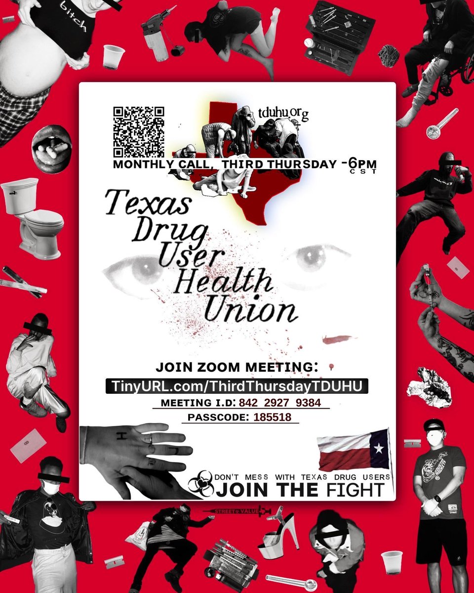 Our affiliate union in Texas is meeting this week. Support your local drug user lead organization.