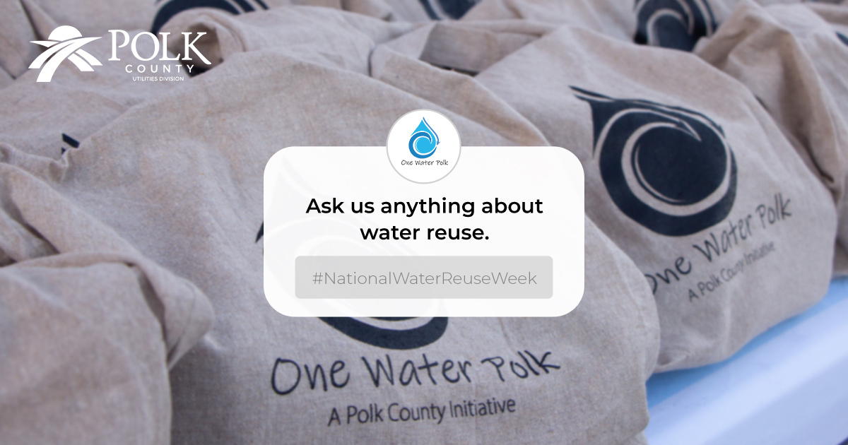 Polk County Florida (@polkcountyfl) on Twitter photo May 18 through 24 is National Water Reuse Week. Submit your questions by leaving a comment under this post or by emailing OneWaterPolk@Polk-County.net and an expert from Polk County Utilities will address your water question.
#waterconservation #PolkCountyFL #AMA <a href="/FLRecyclesH2O/">WateReuseFL</a> May 18 through 24 is National Water Reuse Week. Submit your questions by leaving a comment under this post or by emailing OneWaterPolk@Polk-County.net and an expert from Polk County Utilities will address your water question.
#waterconservation #PolkCountyFL #AMA <a href="/FLRecyclesH2O/">WateReuseFL</a>