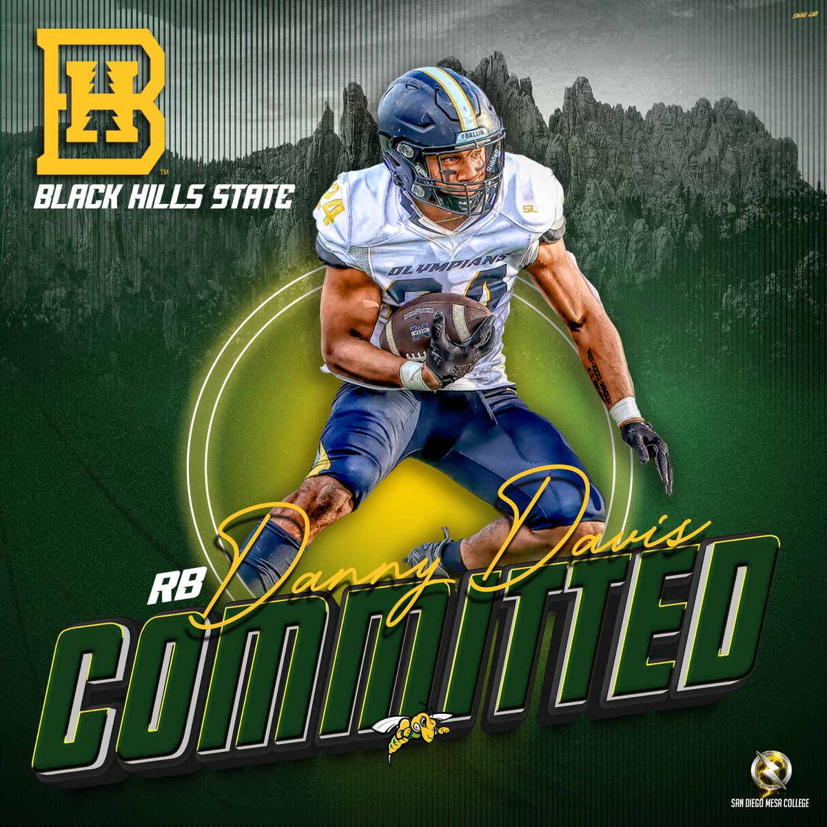 OLYMPIANS (@sdmesafootball) on Twitter photo Congratulations to Olympian RB <a href="/dannydavis04/">Danny Davis</a> on his COMMITMENT TO <a href="/BHSUFB/">BHSU Football</a>
#NextLevelOlympian
<a href="/BallCoachGW/">Gary Watkins Jr</a> <a href="/PrezHands/">Ashanti Hands, Ed.D.</a> <a href="/EC_Preps_SD/">EC Preps</a> <a href="/Daygofootball/">San Diego Football</a> <a href="/sdfootball/">Ray from SDFN</a> <a href="/isaiahytate/">Isaiah Tate</a> <a href="/FightingEagleFB/">FightingEagleFB</a> Congratulations to Olympian RB <a href="/dannydavis04/">Danny Davis</a> on his COMMITMENT TO <a href="/BHSUFB/">BHSU Football</a>
#NextLevelOlympian
<a href="/BallCoachGW/">Gary Watkins Jr</a> <a href="/PrezHands/">Ashanti Hands, Ed.D.</a> <a href="/EC_Preps_SD/">EC Preps</a> <a href="/Daygofootball/">San Diego Football</a> <a href="/sdfootball/">Ray from SDFN</a> <a href="/isaiahytate/">Isaiah Tate</a> <a href="/FightingEagleFB/">FightingEagleFB</a>