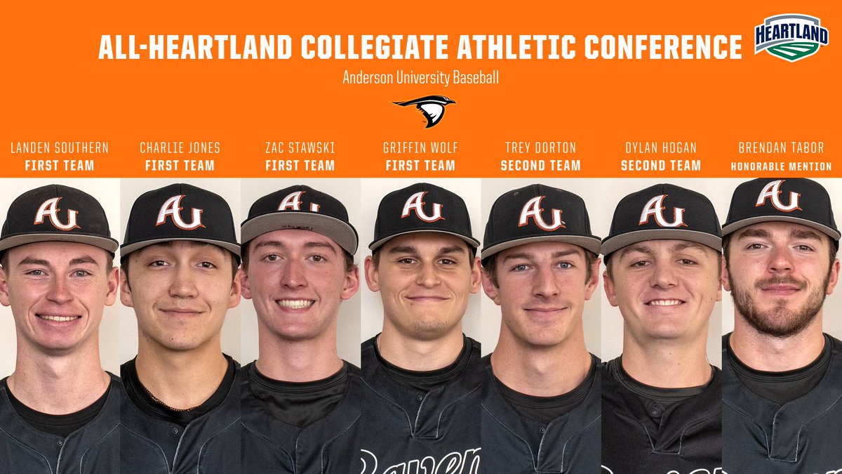 Anderson Athletics (@athleticsau) on Twitter photo Congrats to <a href="/AURavensBSB/">AU Ravens Baseball</a>'s Landen Southern, Charlie Jones, Zac Stawski, Griffin Wolf, Trey Dorton, Dylan Hogan and Brendan Tabor on garnering All-<a href="/HCACDIII/">Heartland Collegiate Athletic Conference</a> honors! #SoarRavensSoar #GBGR #TheBestIsYetToCome #L3 #WorkCompeteGrow #TheHeartOfD3 Congrats to <a href="/AURavensBSB/">AU Ravens Baseball</a>'s Landen Southern, Charlie Jones, Zac Stawski, Griffin Wolf, Trey Dorton, Dylan Hogan and Brendan Tabor on garnering All-<a href="/HCACDIII/">Heartland Collegiate Athletic Conference</a> honors! #SoarRavensSoar #GBGR #TheBestIsYetToCome #L3 #WorkCompeteGrow #TheHeartOfD3
