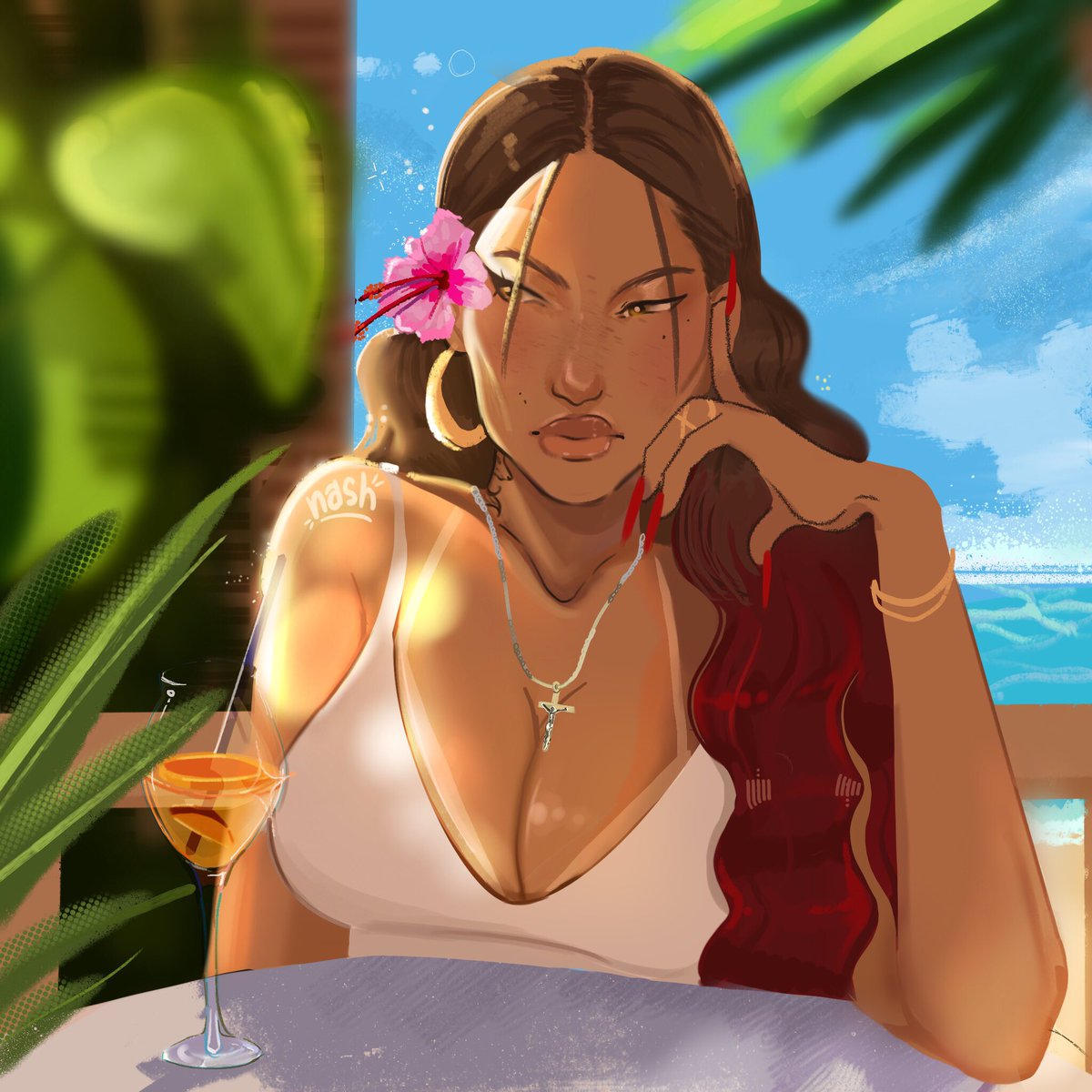 nash_v4en's tweet photo. summer memory 🌺🍹 📸  #ApexLegends https://t.co/OhEF5f5j6q